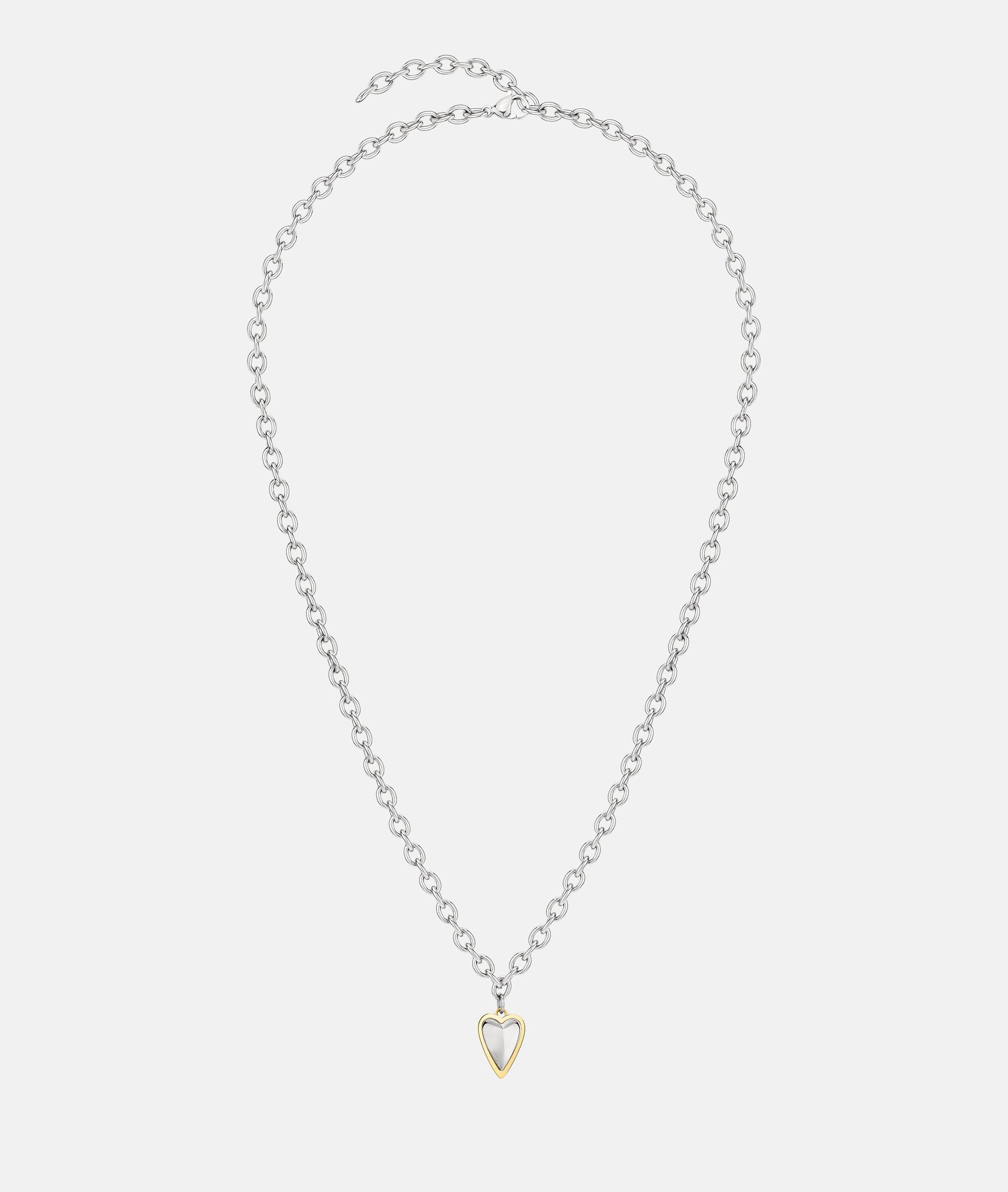 Halskette in gold, silber, rosé & gold