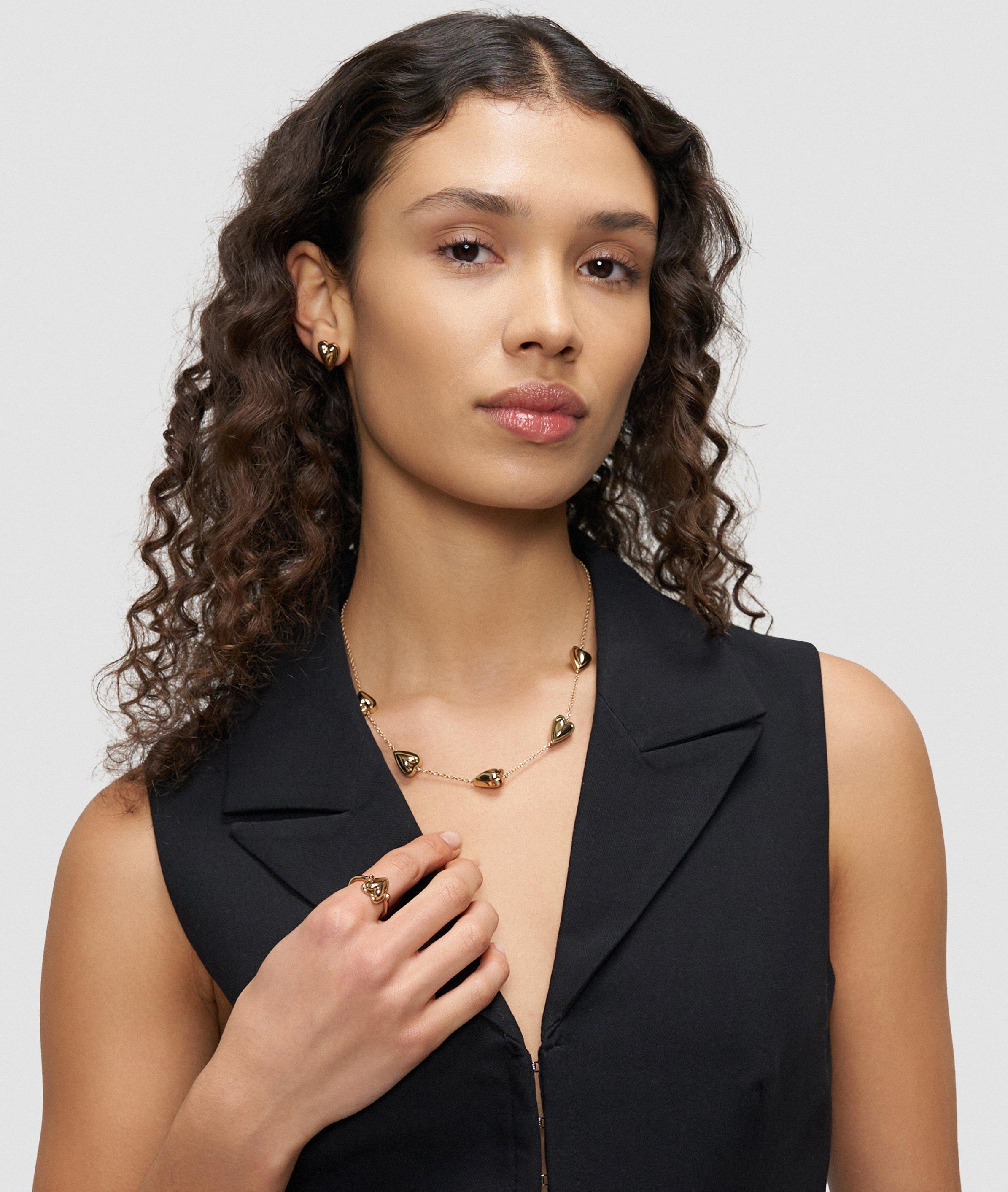 Halskette in gold, rosé, silber & gold