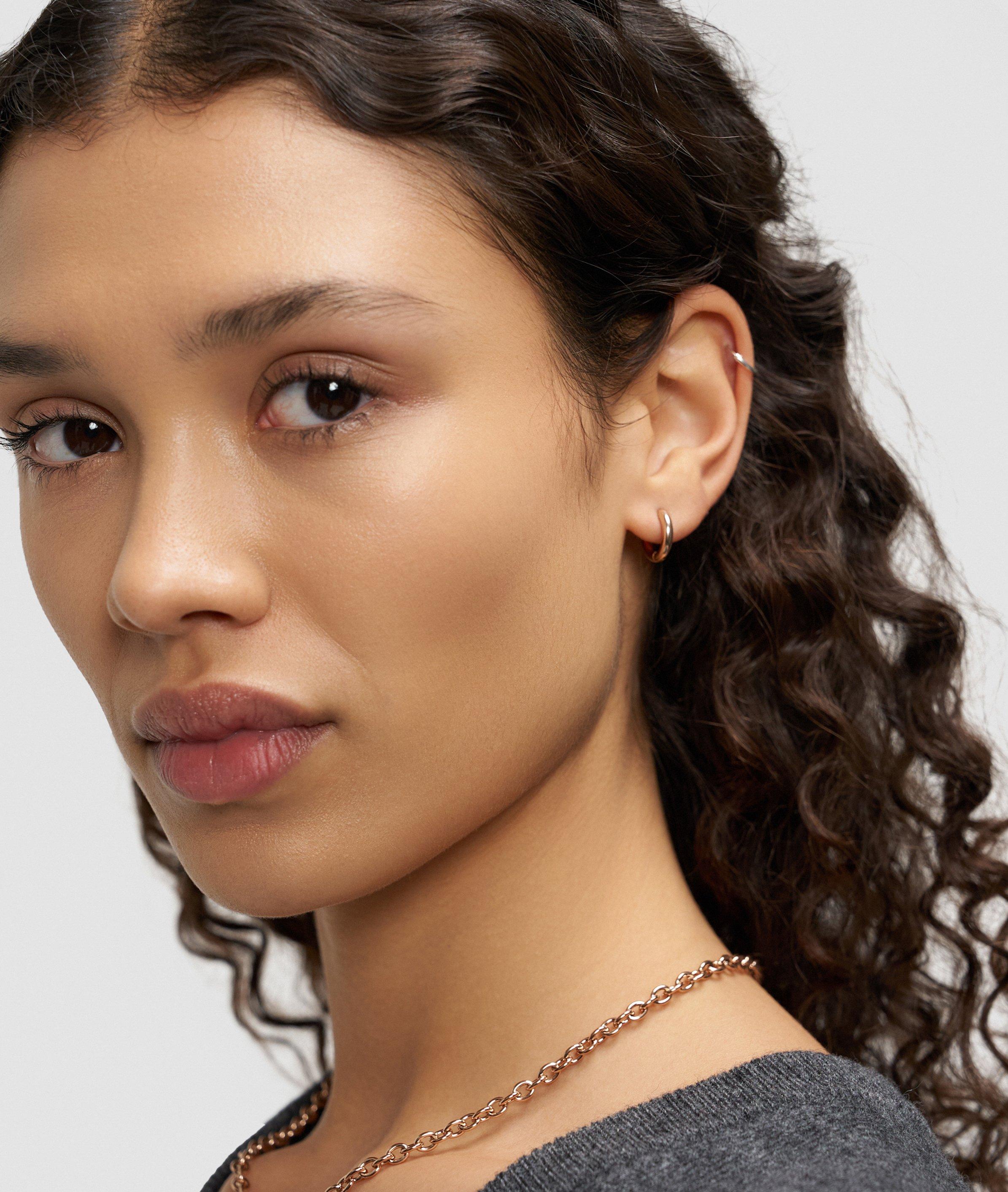 Creolen in rosé, silber, gold & gold