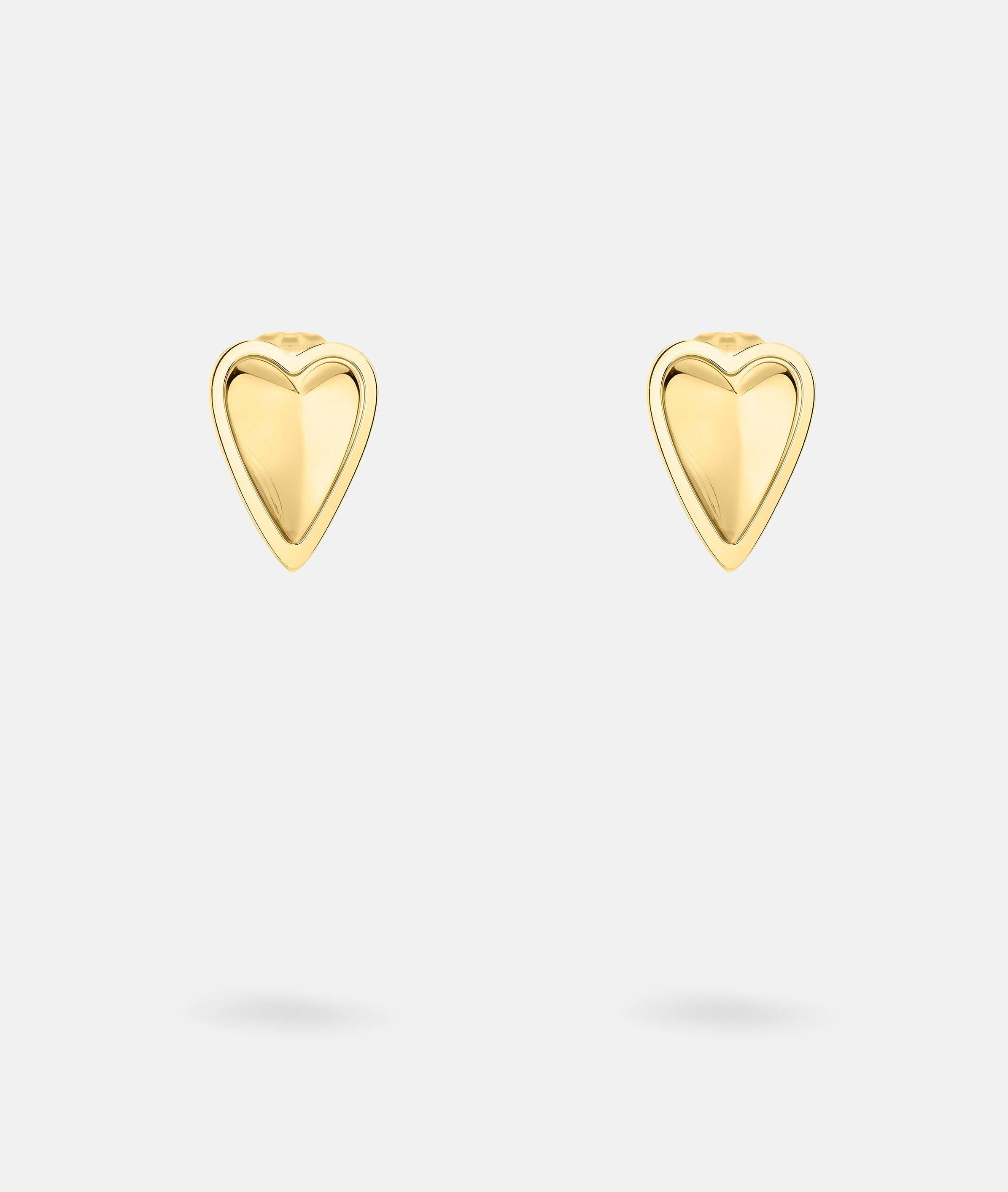 Ohrstecker in gold, gold, rosé & silber