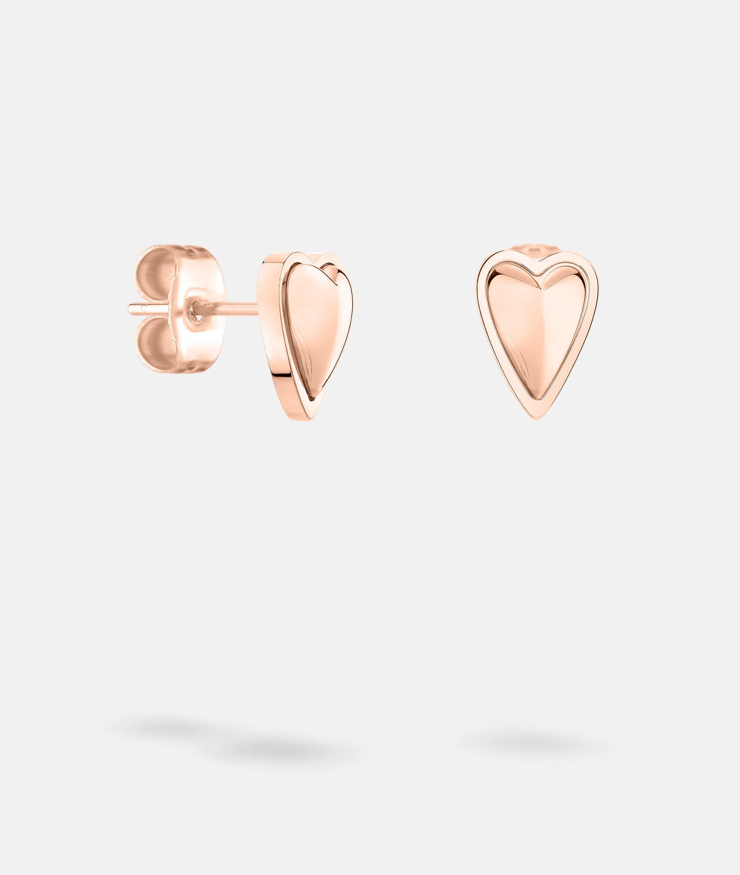 Ohrstecker in rosé, gold, gold & silber