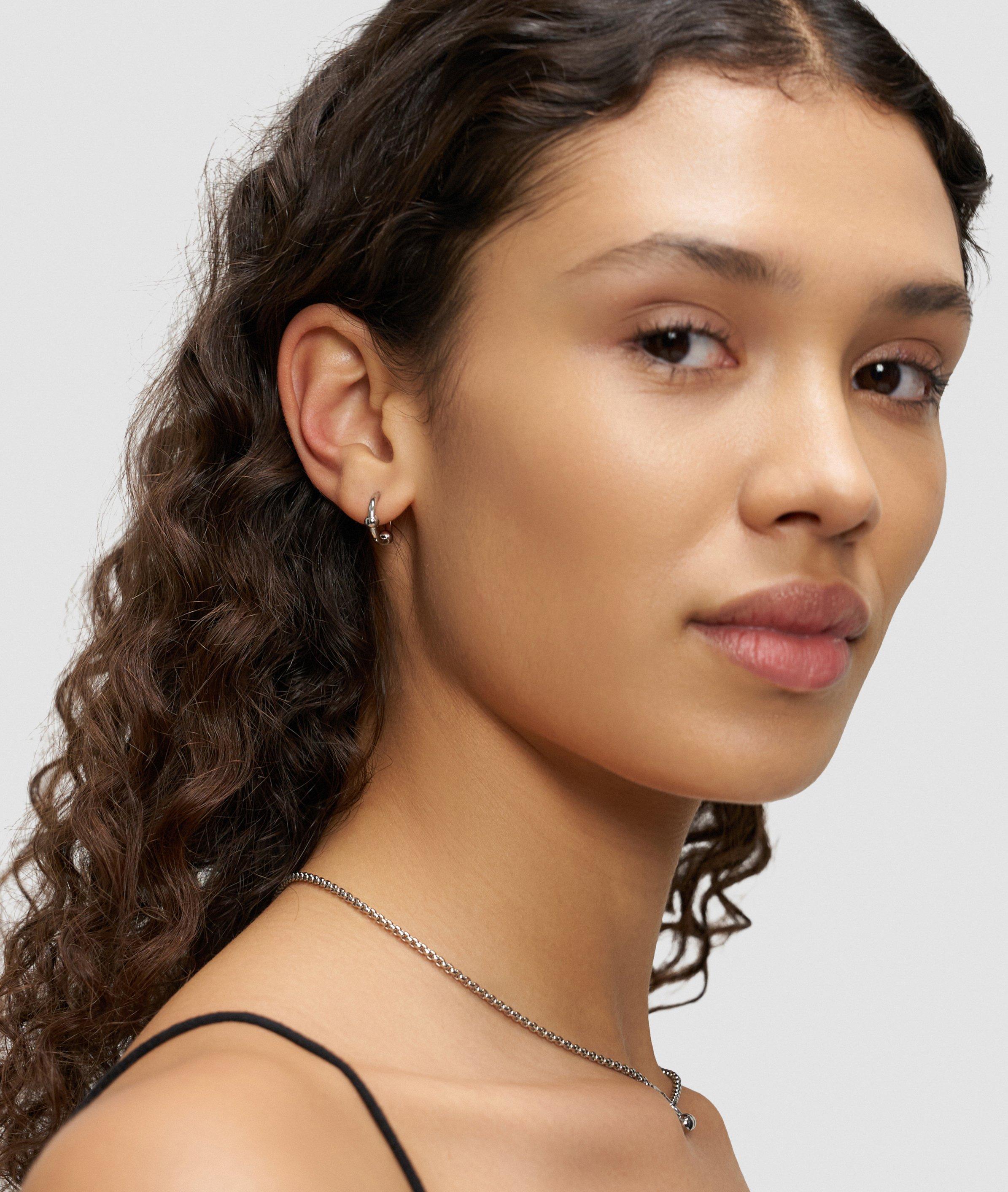 Creolen in silber & gold