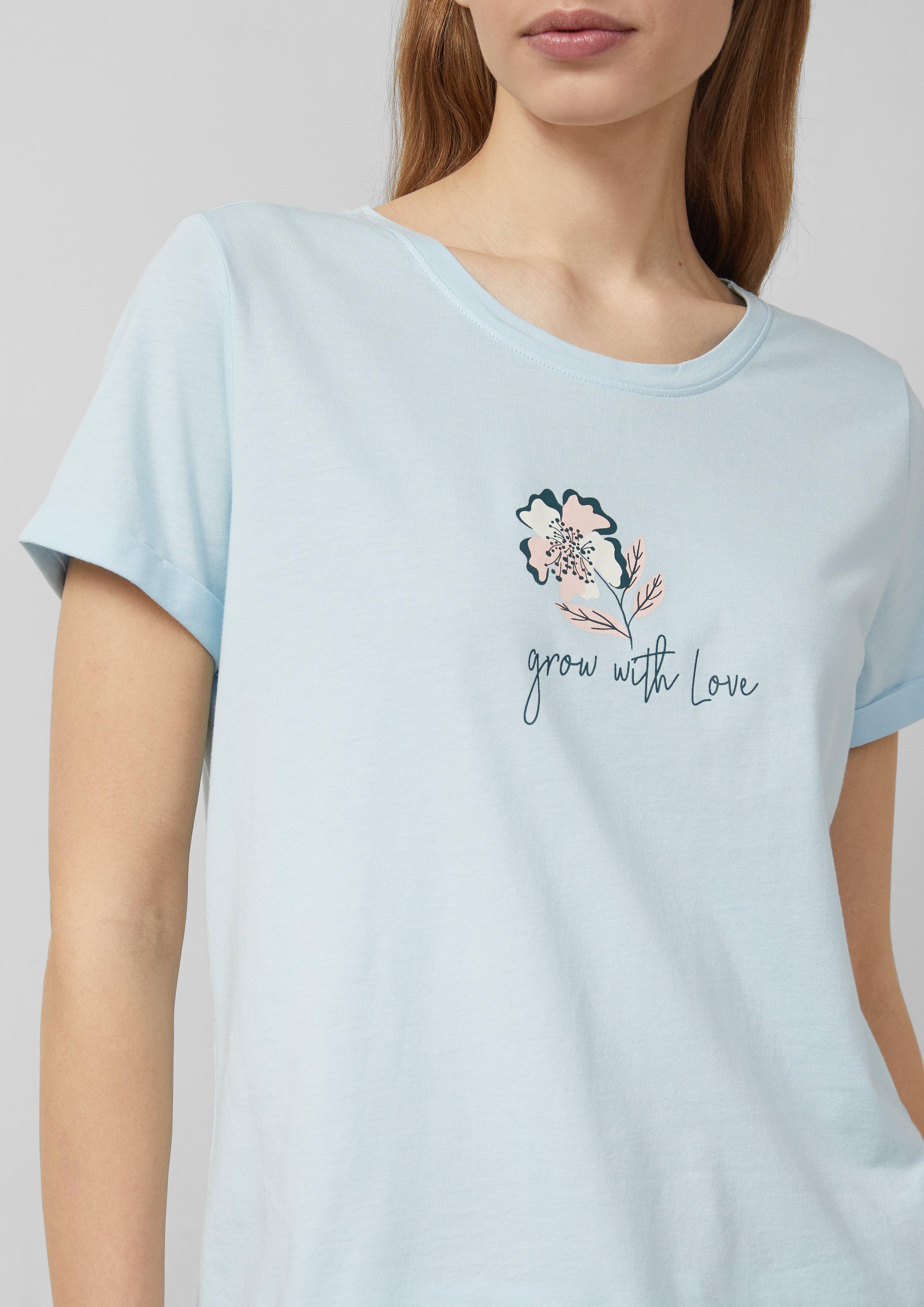 Unifarbenes Pyjama-Oberteil