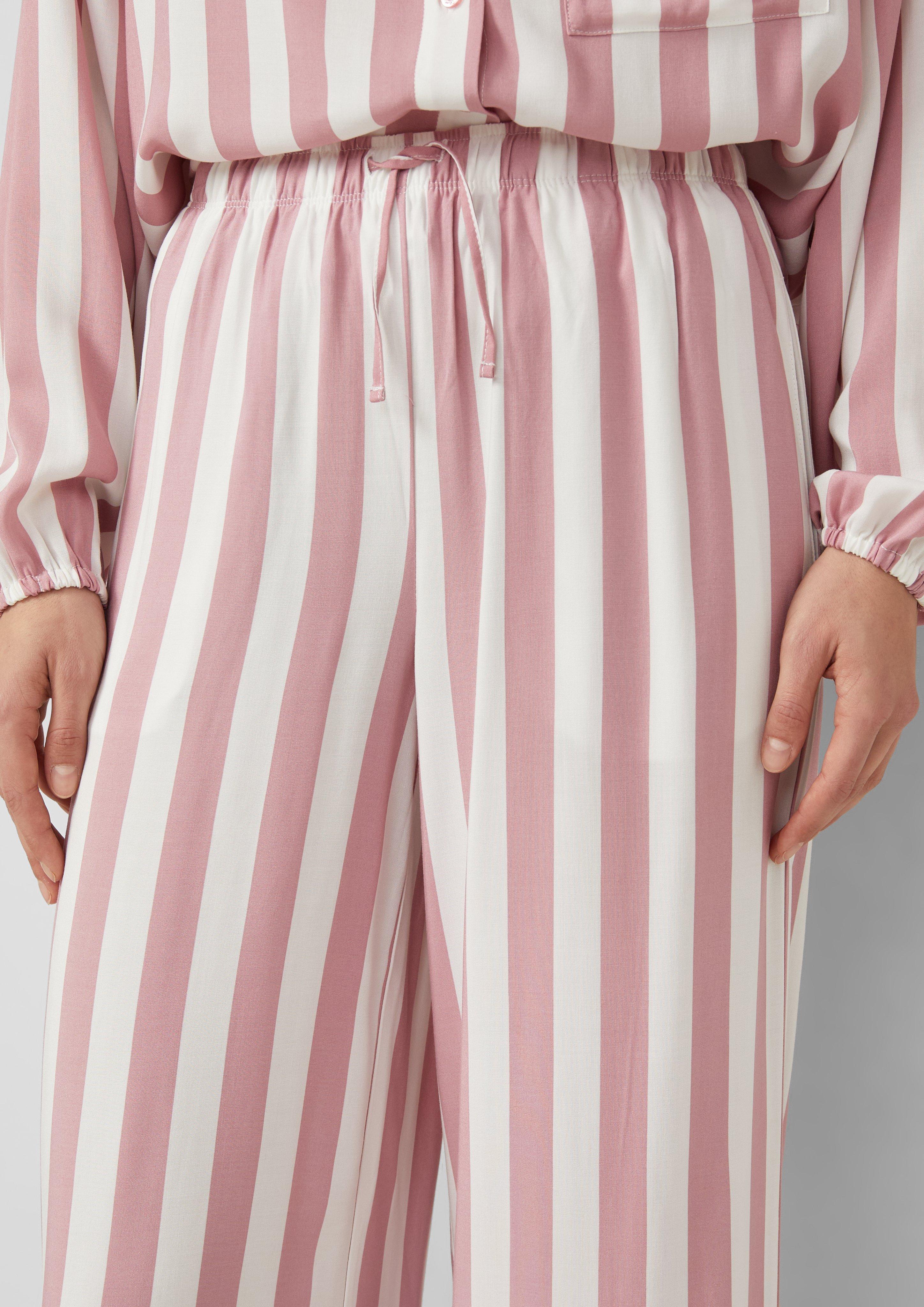 Gestreifte Pyjama-Hose