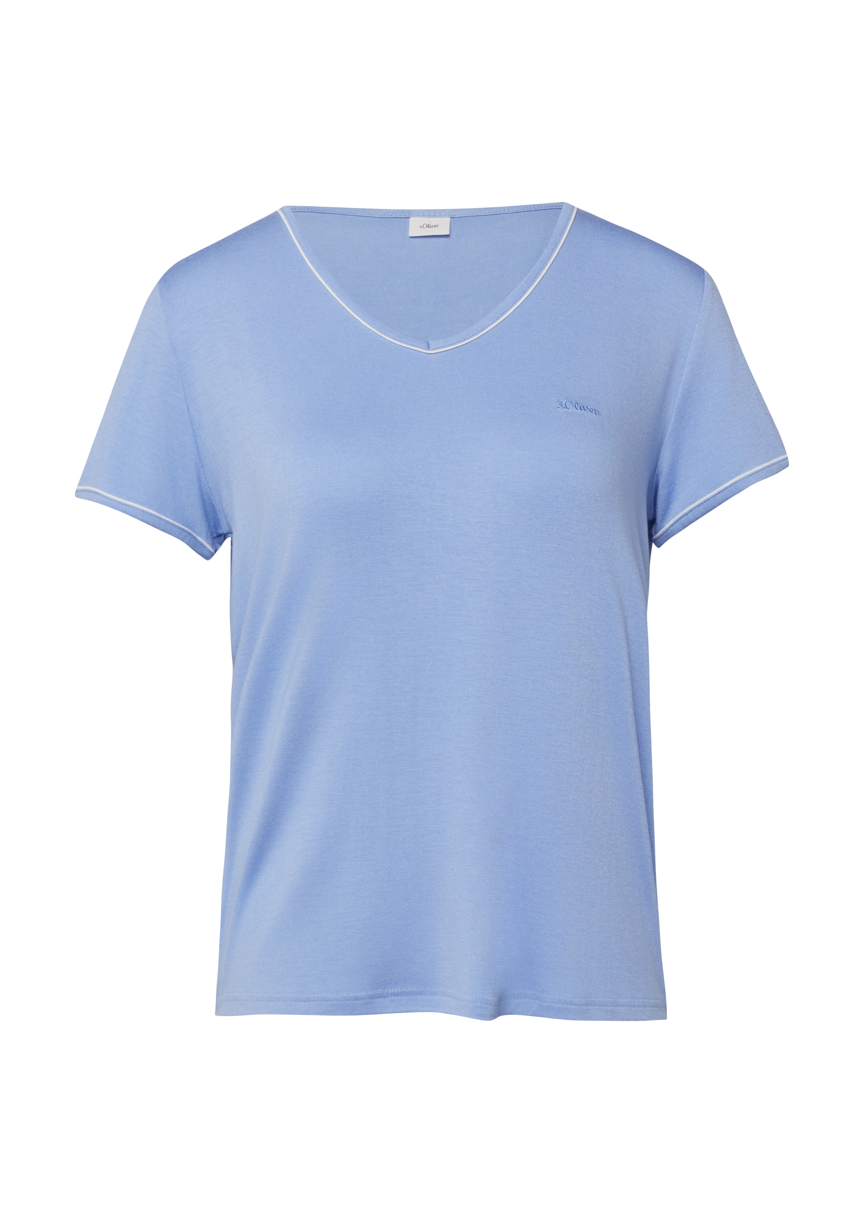 Pyjama-top met V-hals