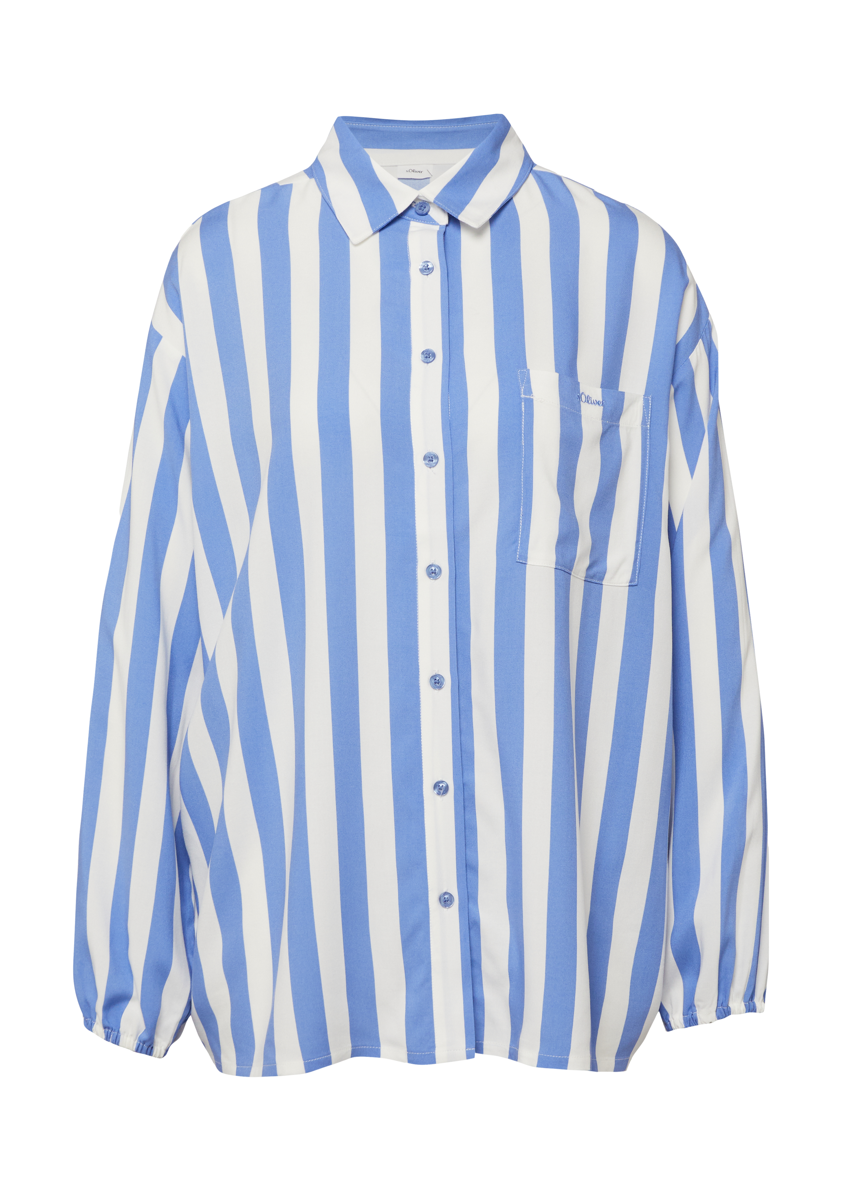 Gestreepte viscose pyjamatop