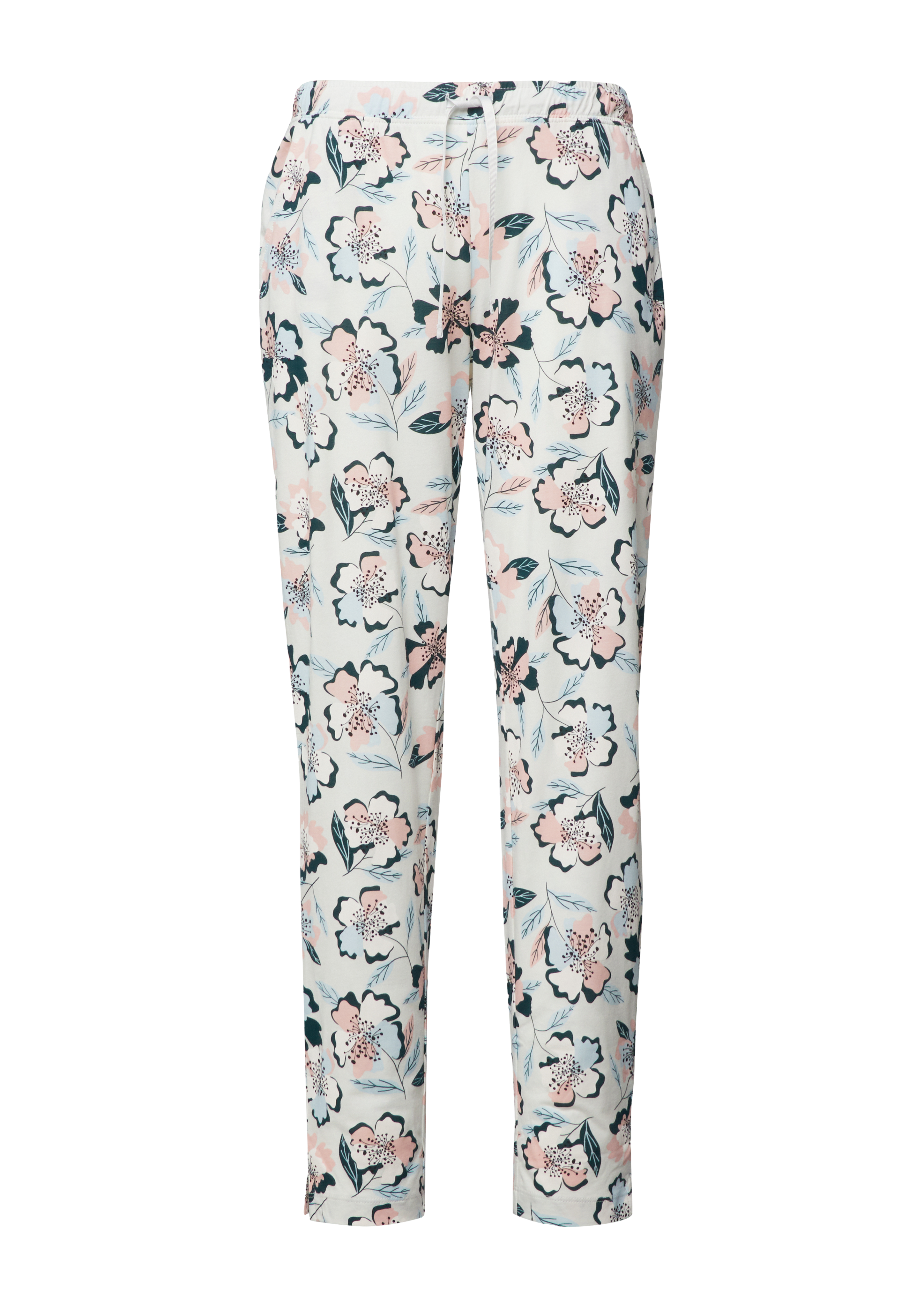 Slim fit pyjamabroek met all-over print