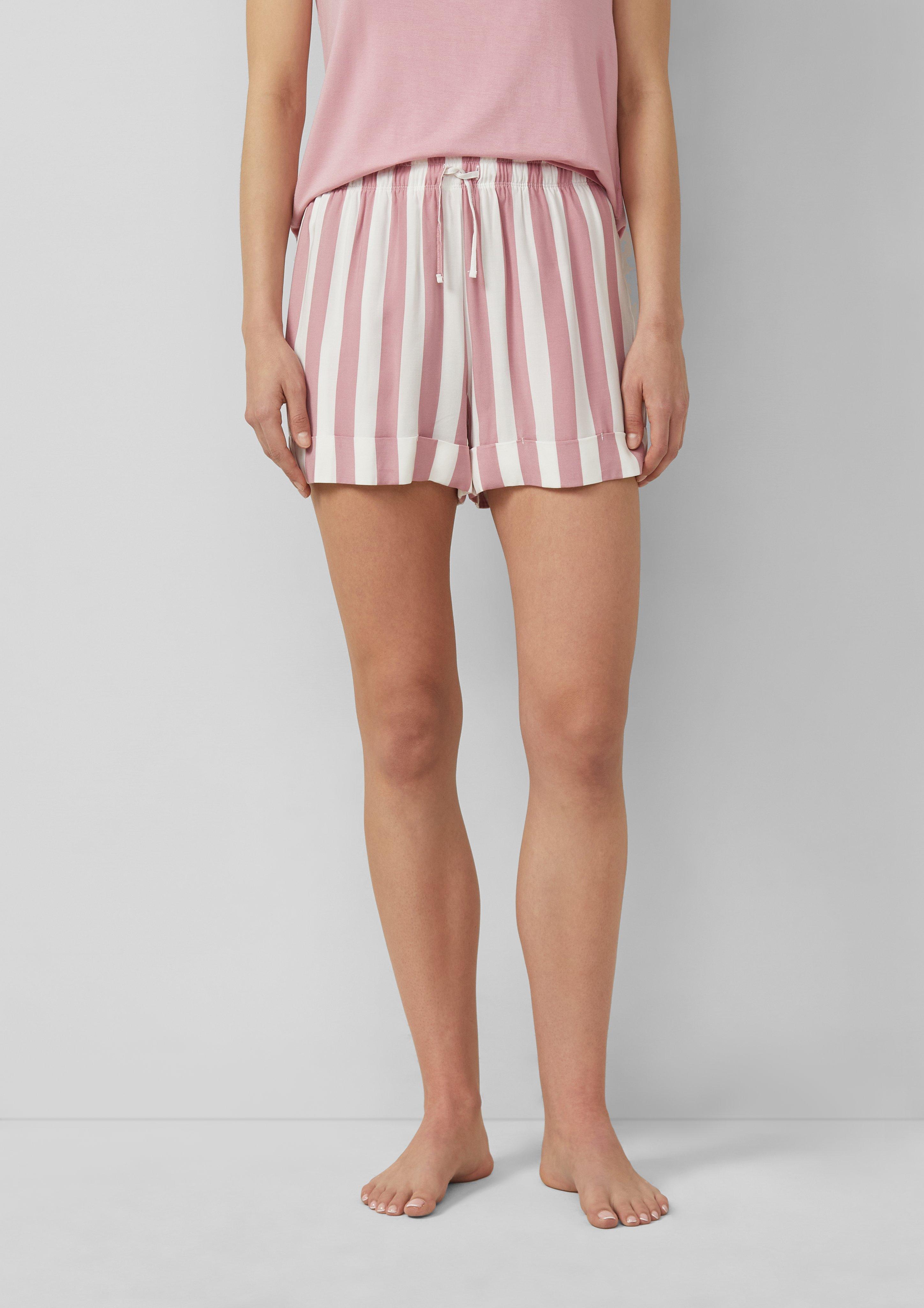 Thumbnail - Gestreifte Shorty mit fixiertem Aufschlag