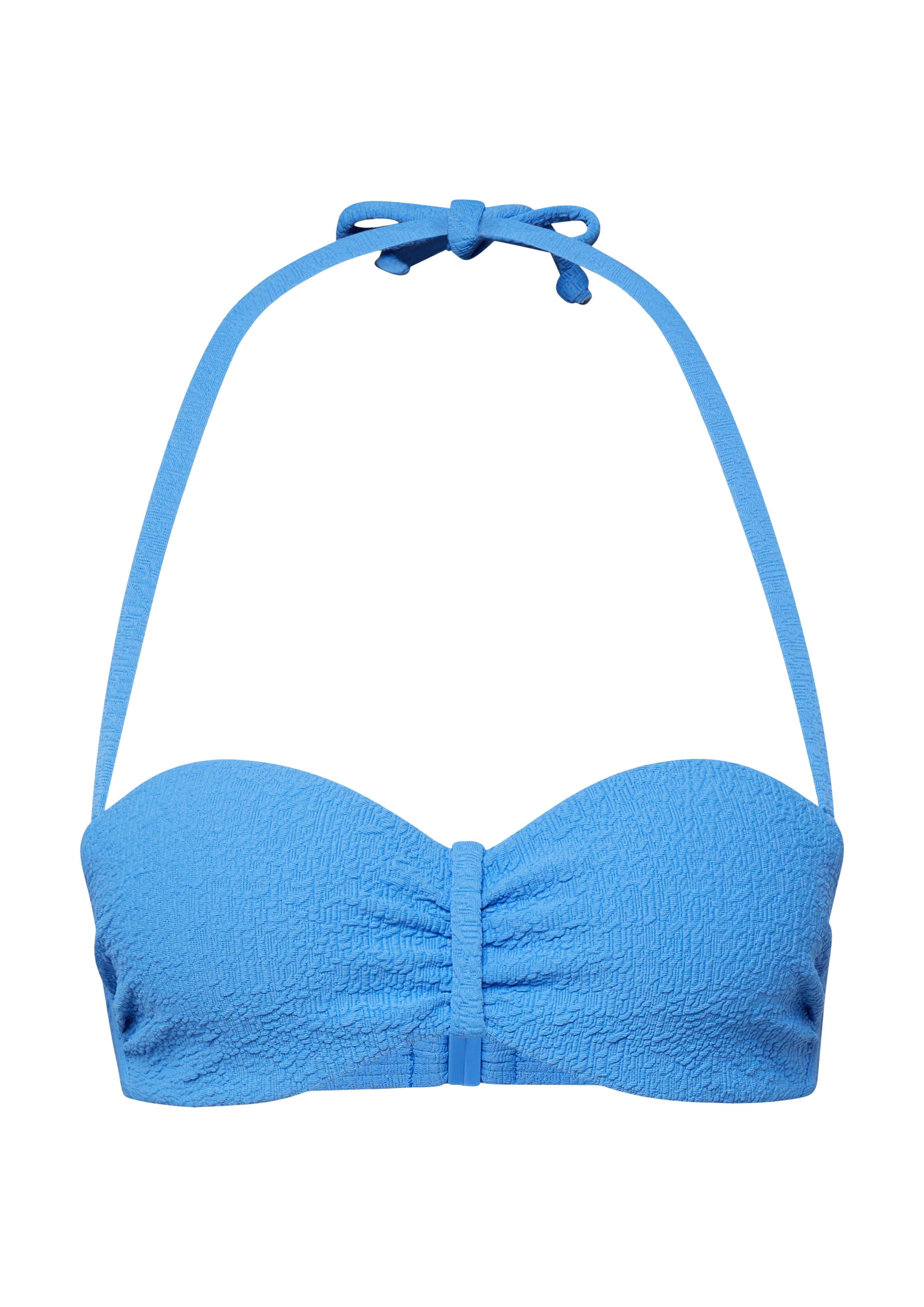 Mix-Kini Bügel-Bikinitop mit Strukturmuster