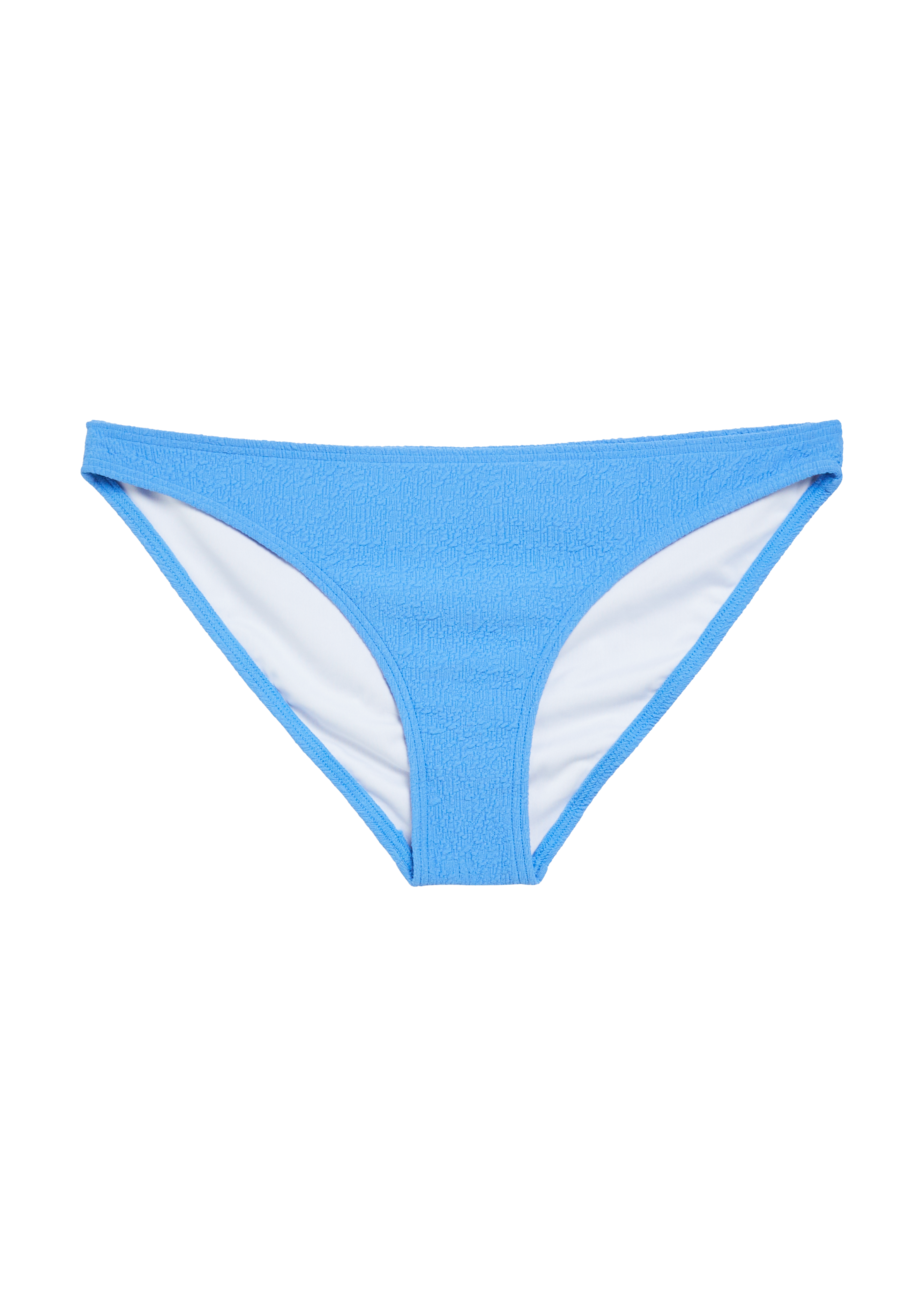 Bikinibroekje van microvezel met structuur