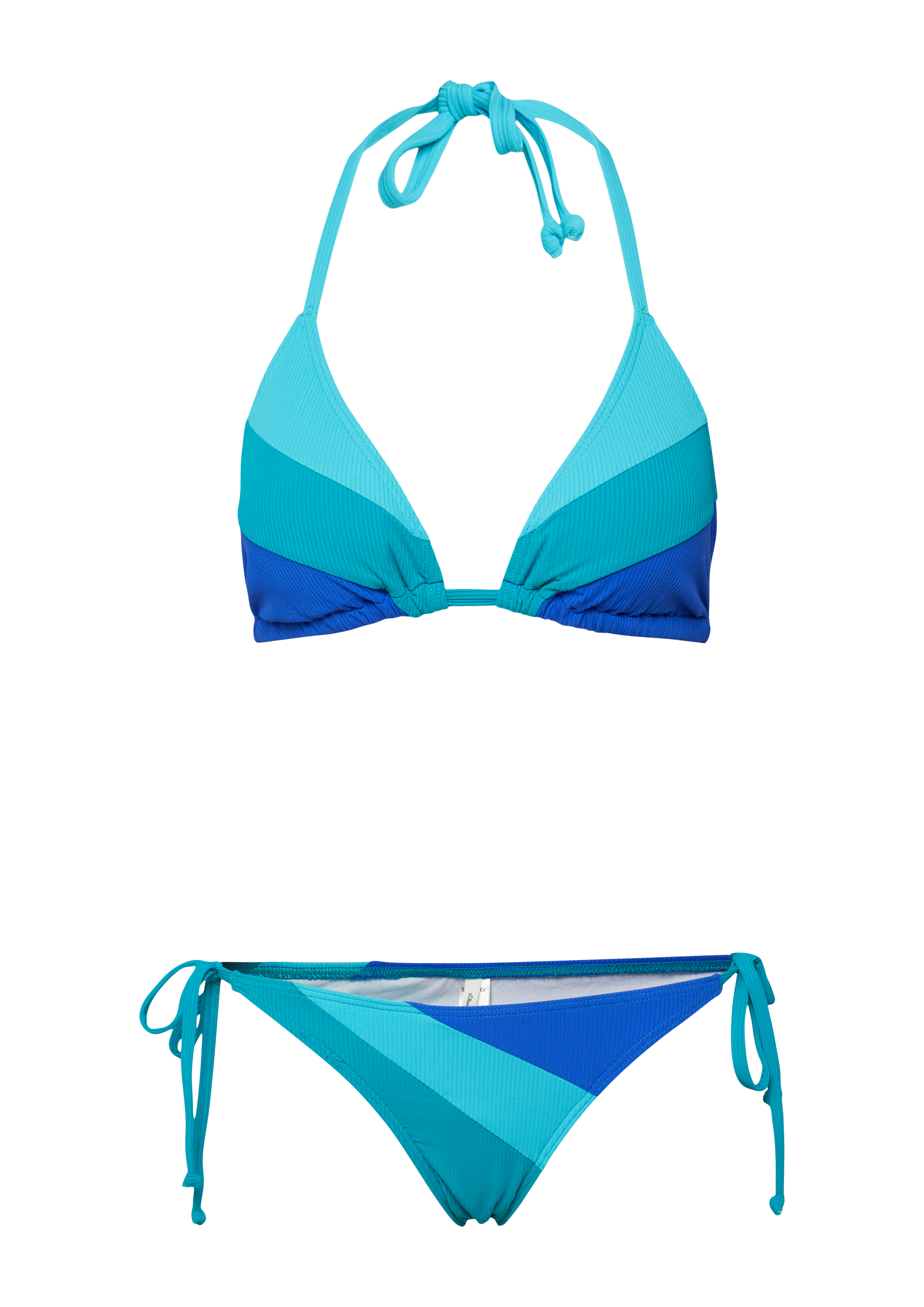 Bikini-Set in Rippstruktur