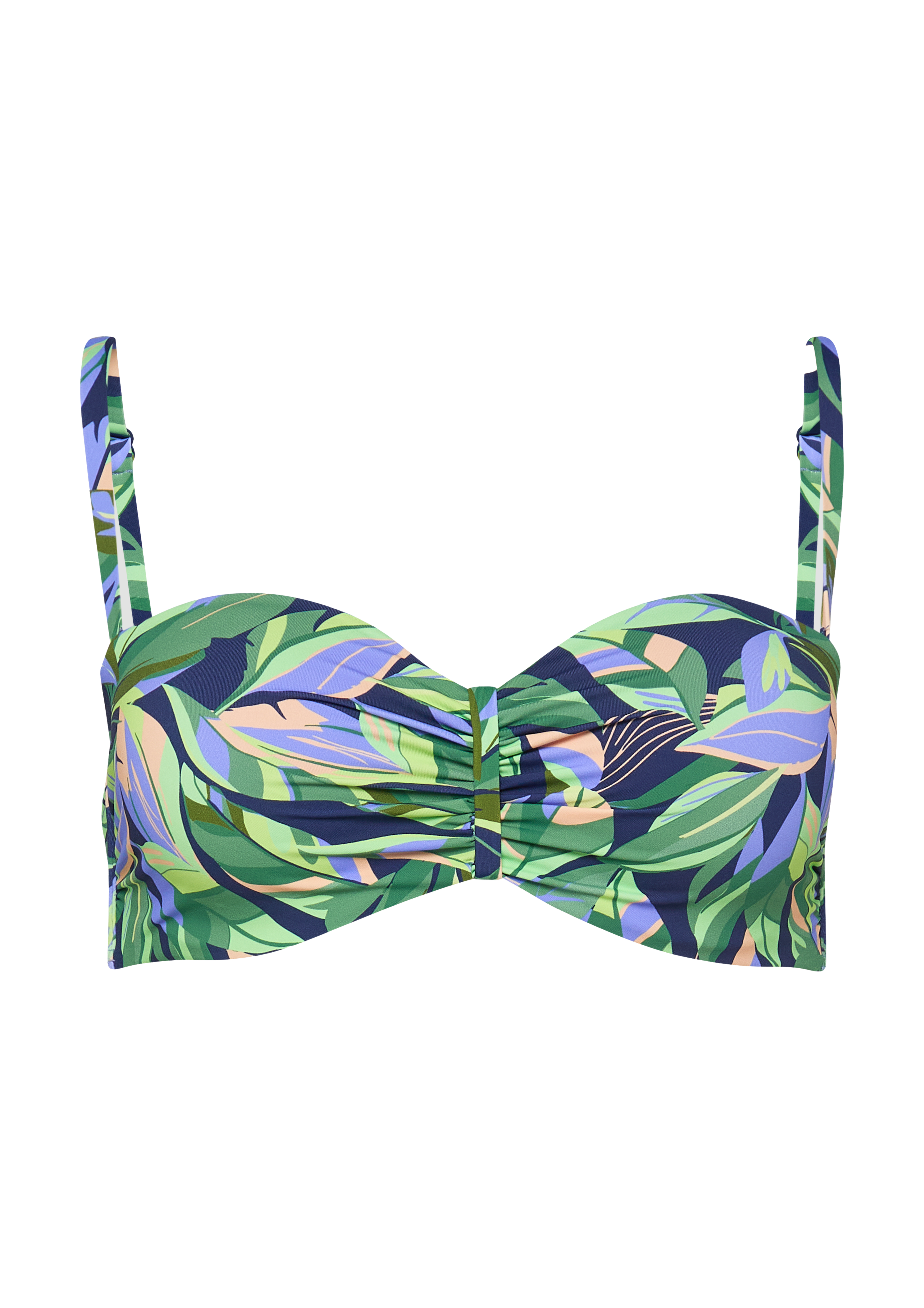 Bügel-Bandeau-Top mit floralem Print