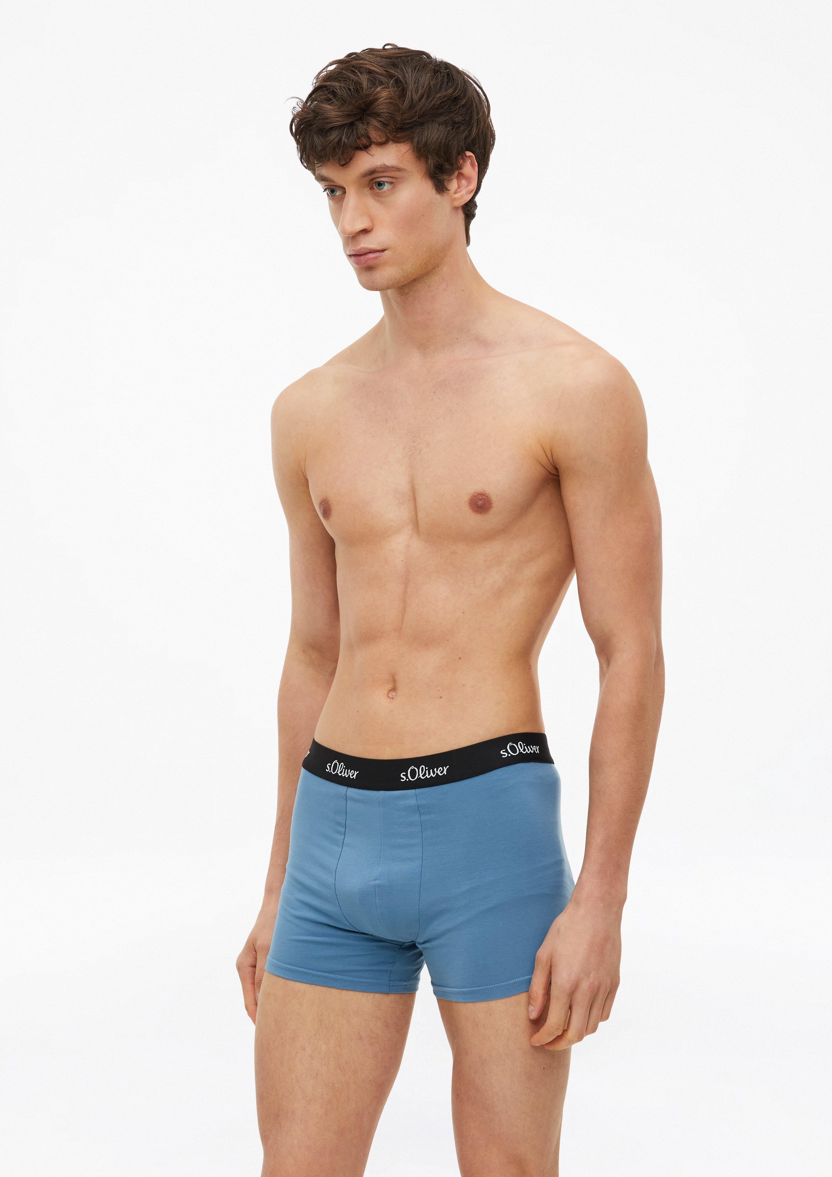 Heren Boxershorts in blauw van s.Oliver
