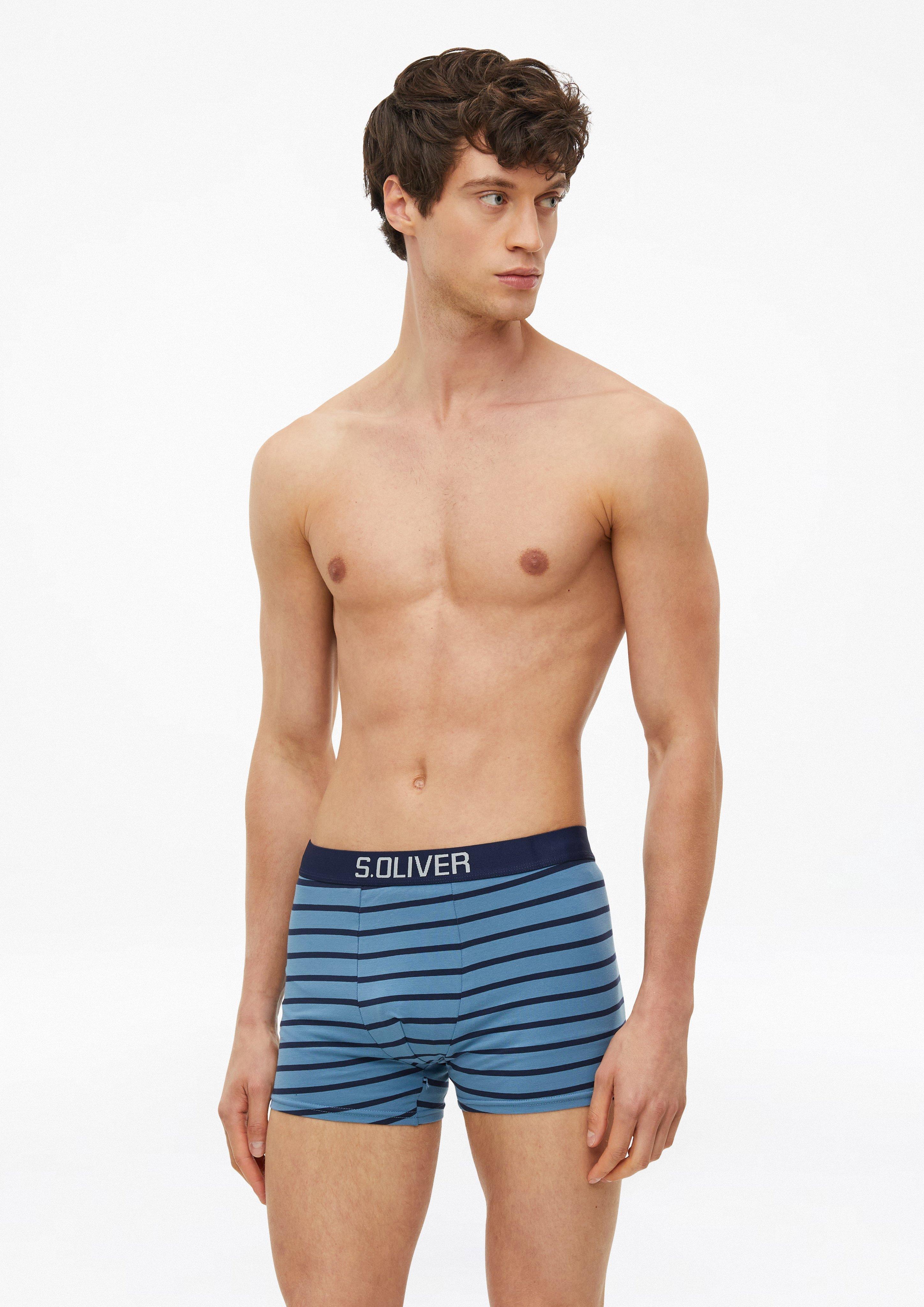 Heren Boxershorts in olijfgroen van s.Oliver