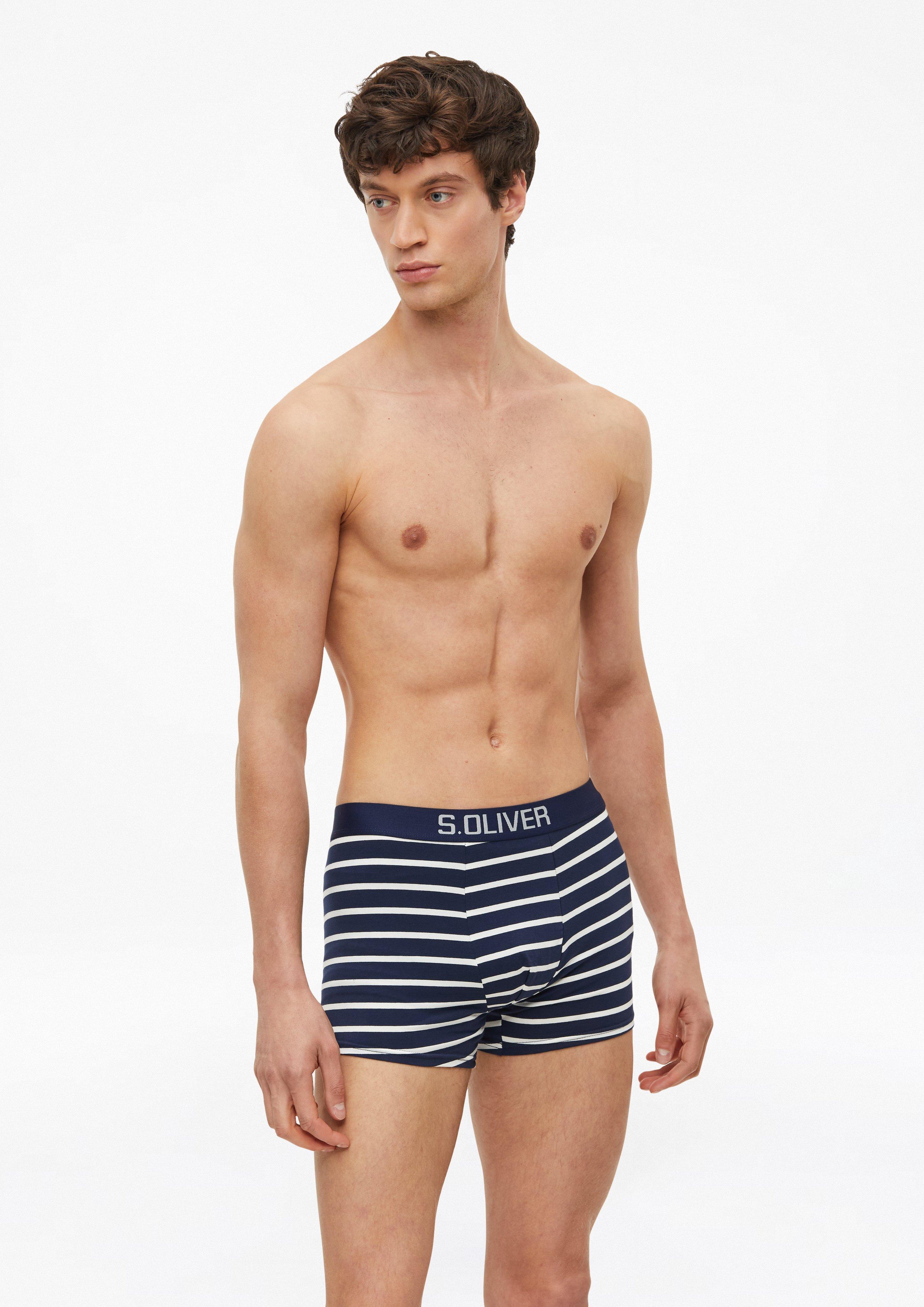 Heren Boxershorts in olijfgroen van s.Oliver