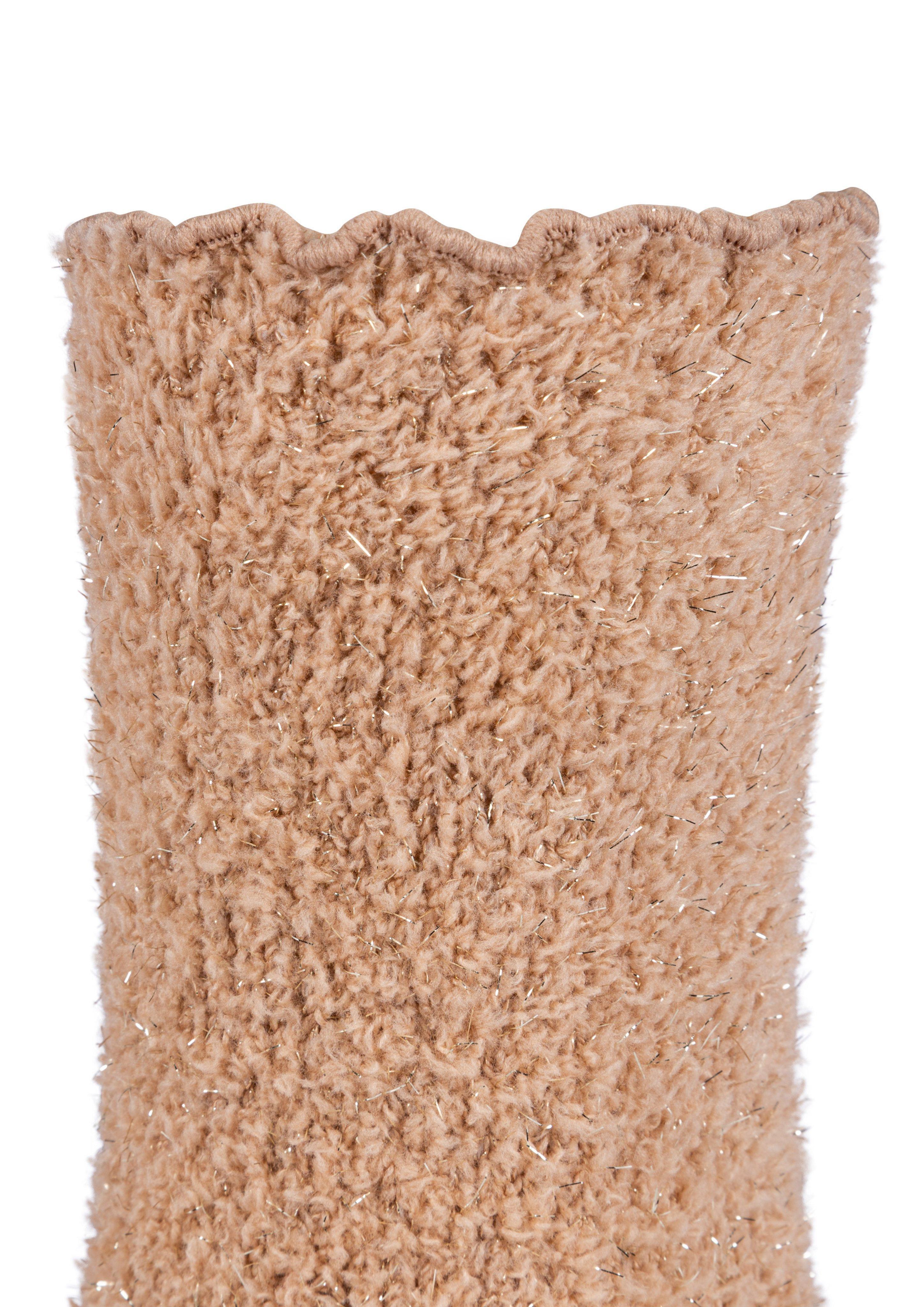 Damen Flauschige Socken mit Geschenkbox in braun von s.Oliver