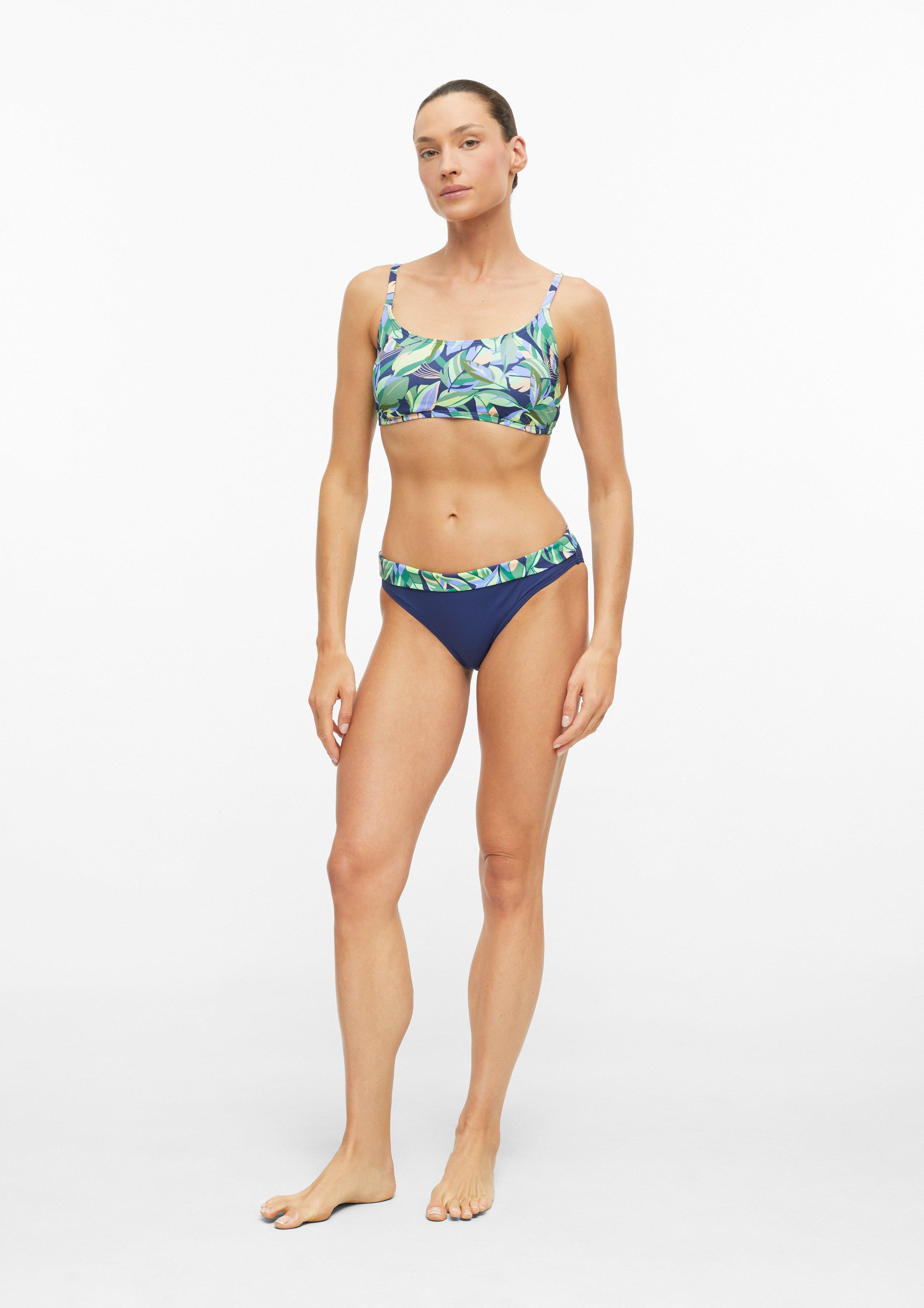 Dames Bikinibroekje in blauw van s.Oliver