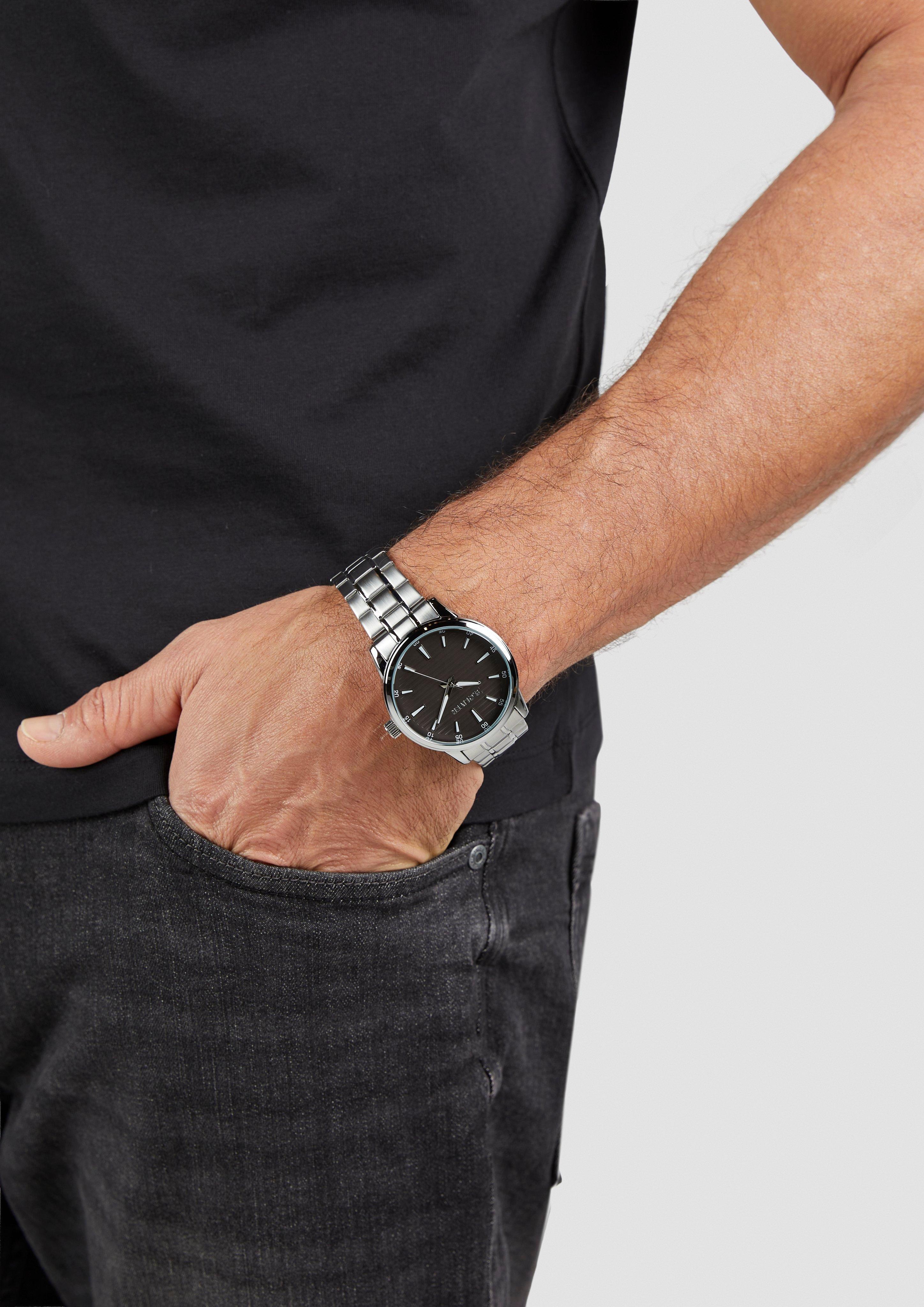 Herren Uhr in schwarz von s.Oliver