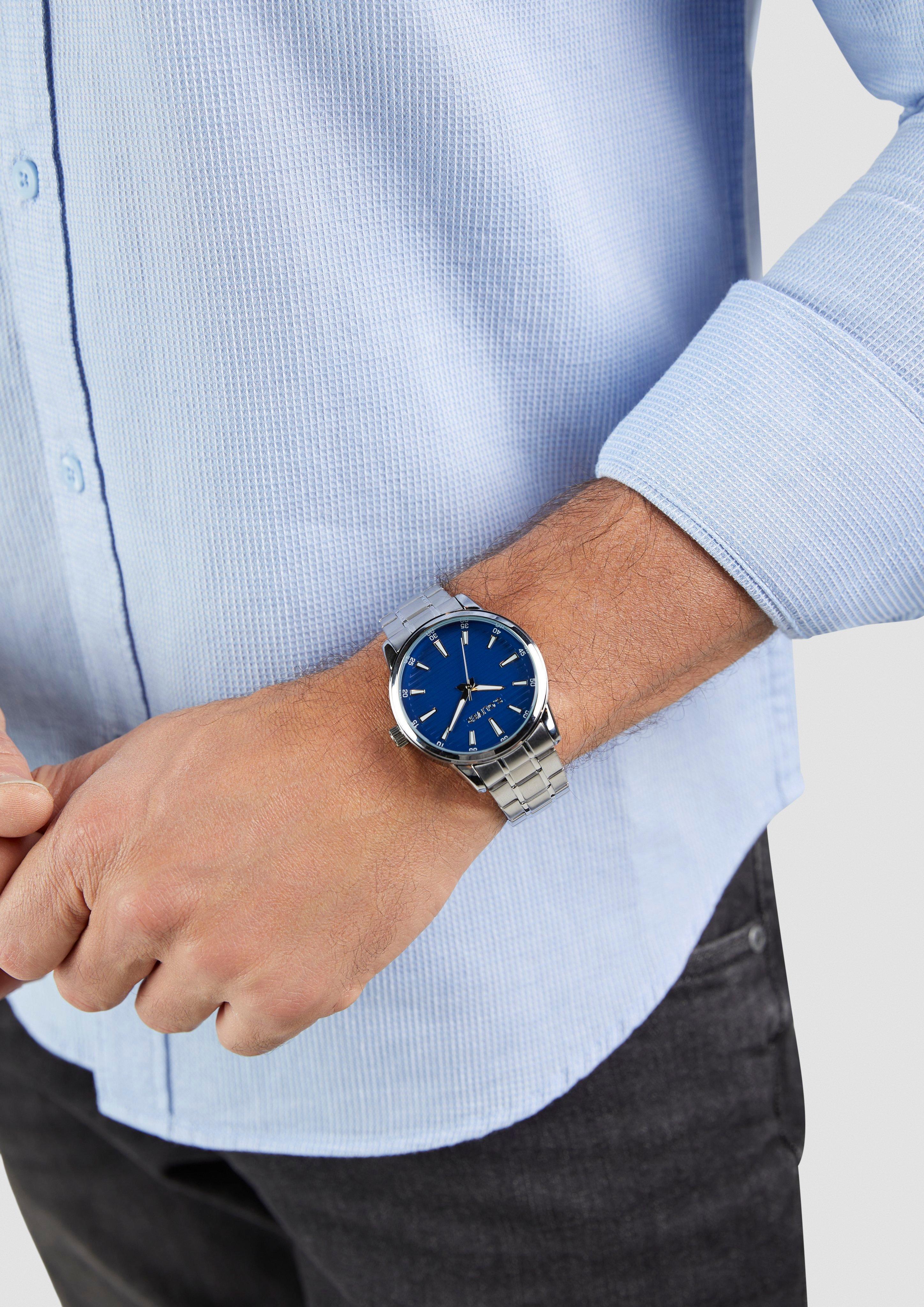 Herren Uhr in blau von s.Oliver