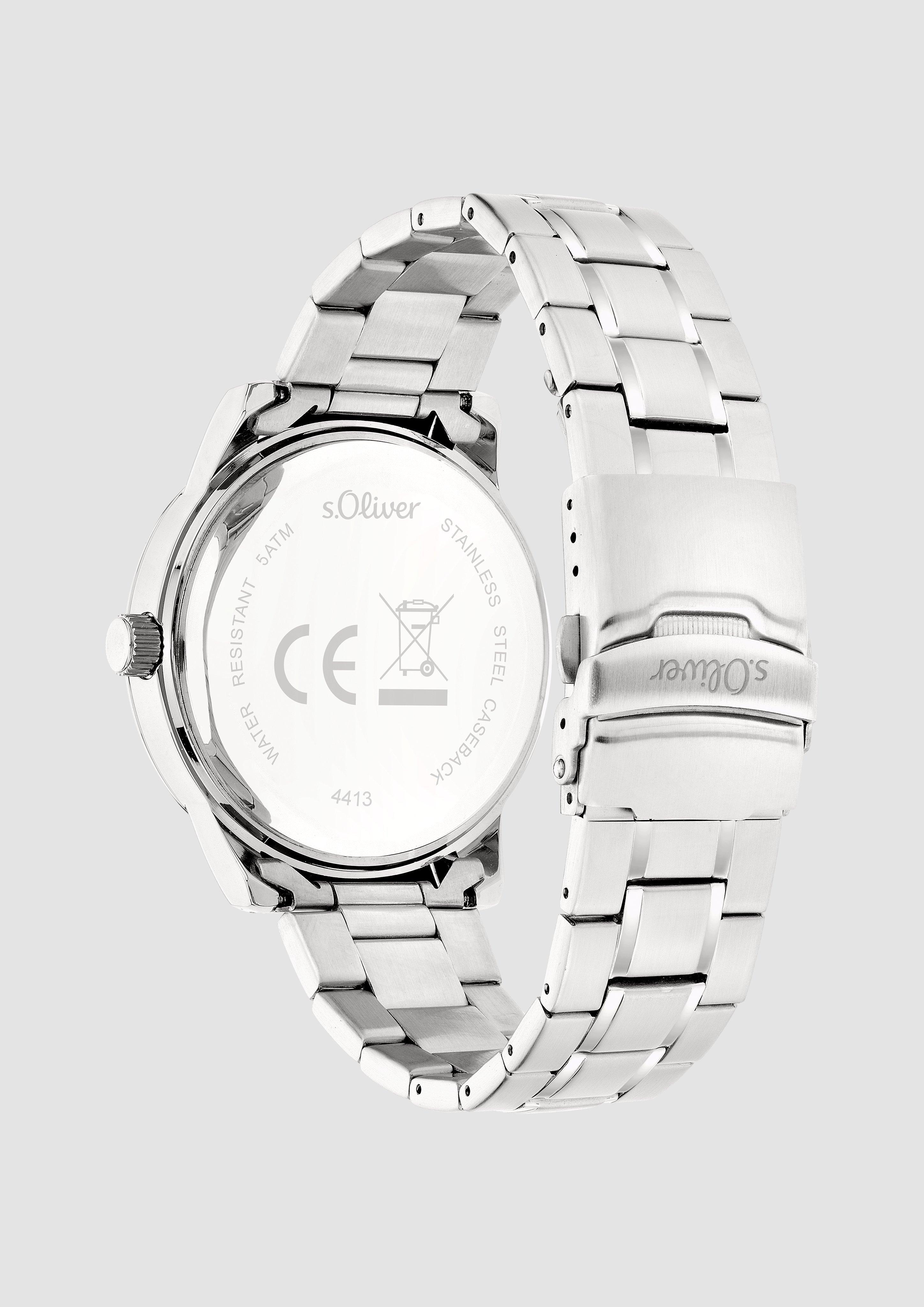 Herren Uhr in blau von s.Oliver