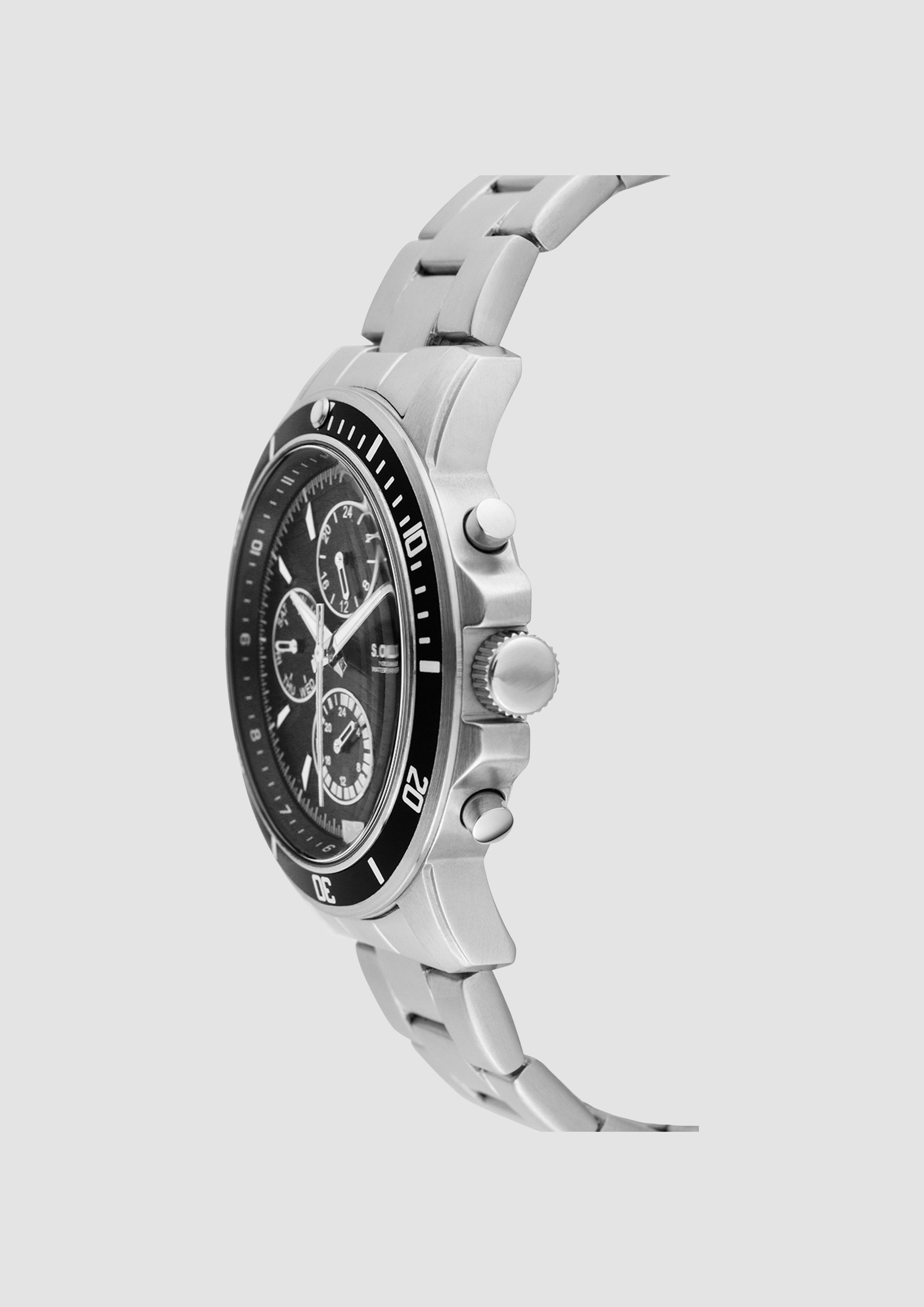 Herren Uhr in silber von s.Oliver