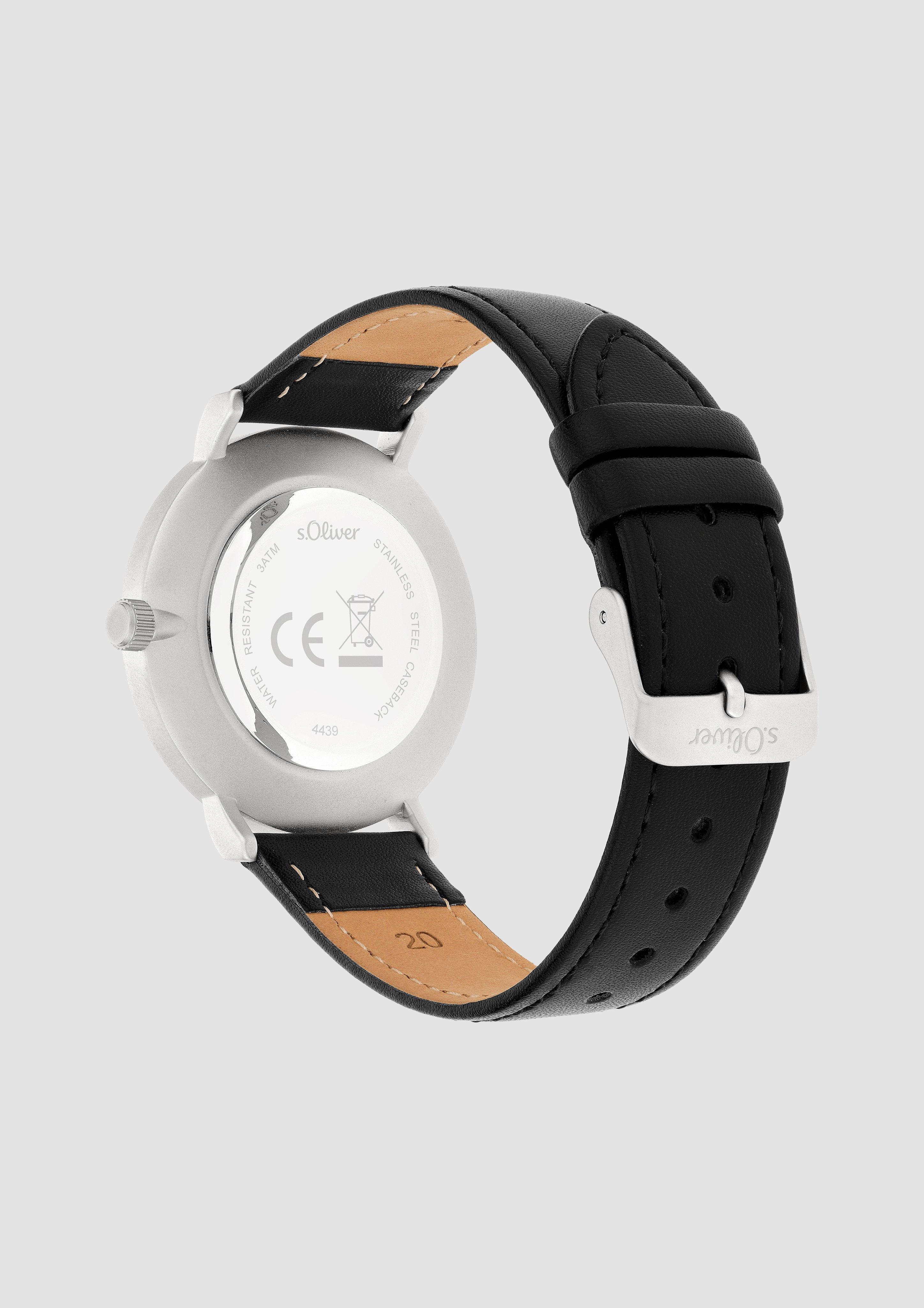 Herren Uhr in schwarz von s.Oliver