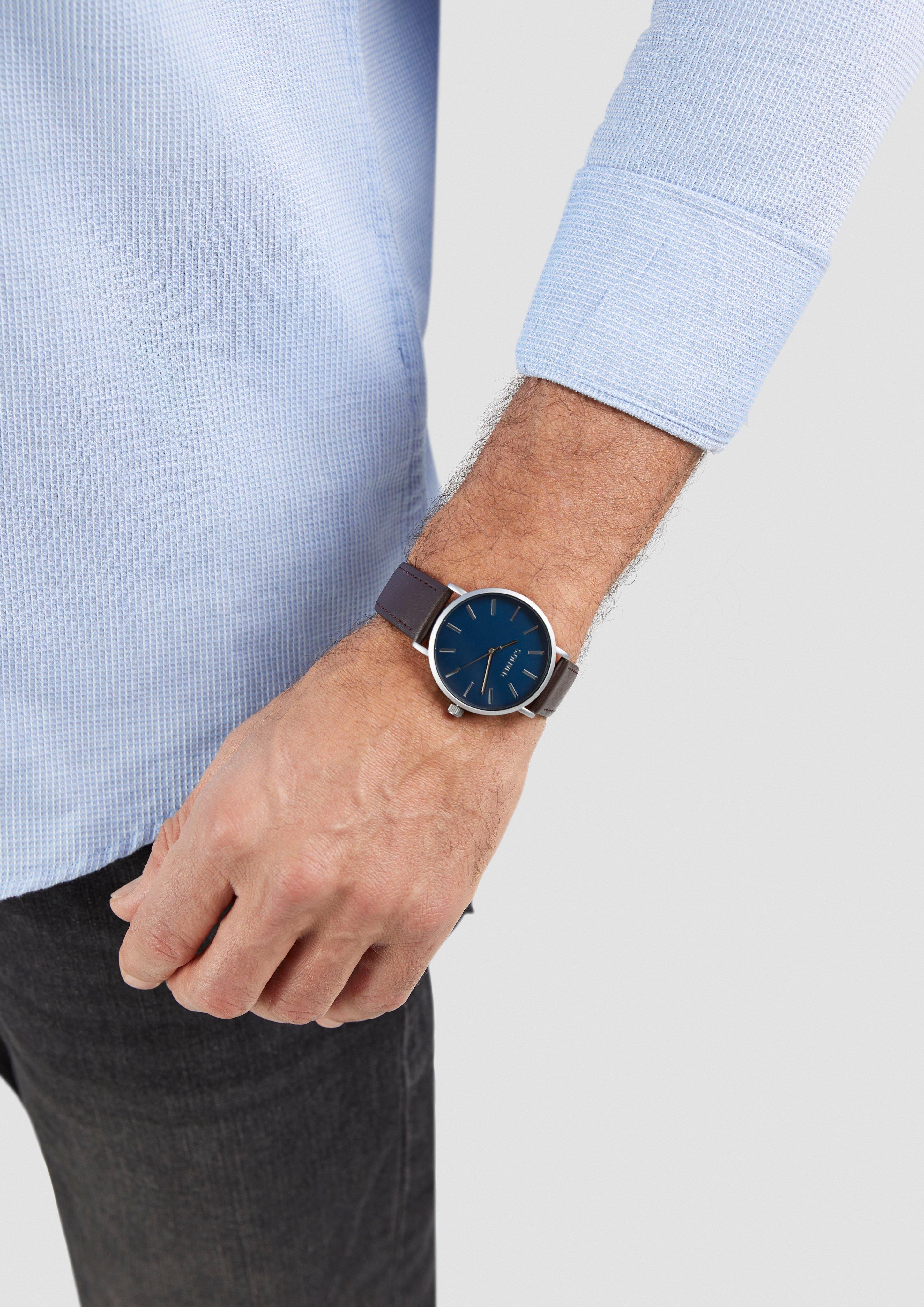 Herren Uhr in blau von s.Oliver