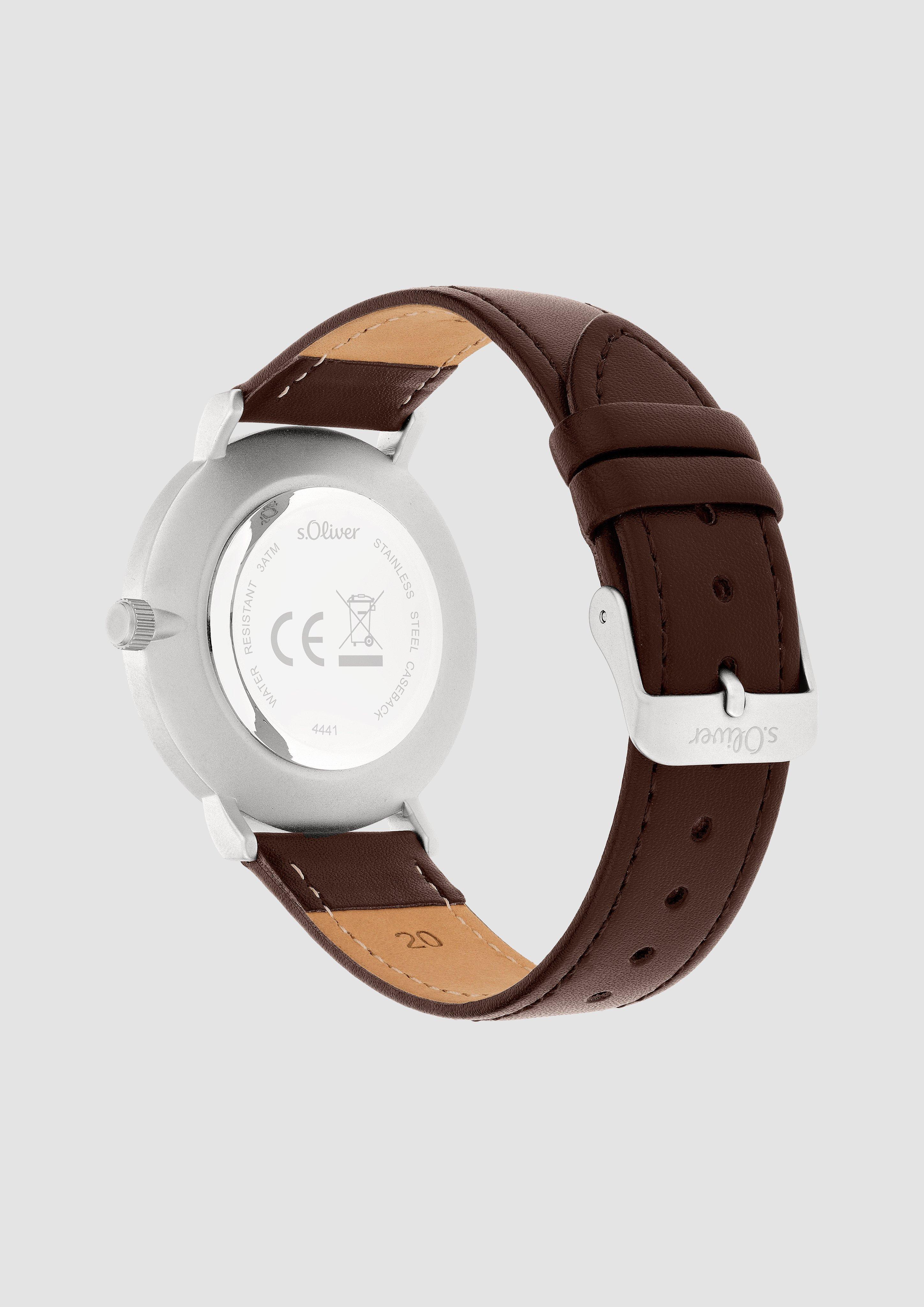Herren Uhr in braun von s.Oliver