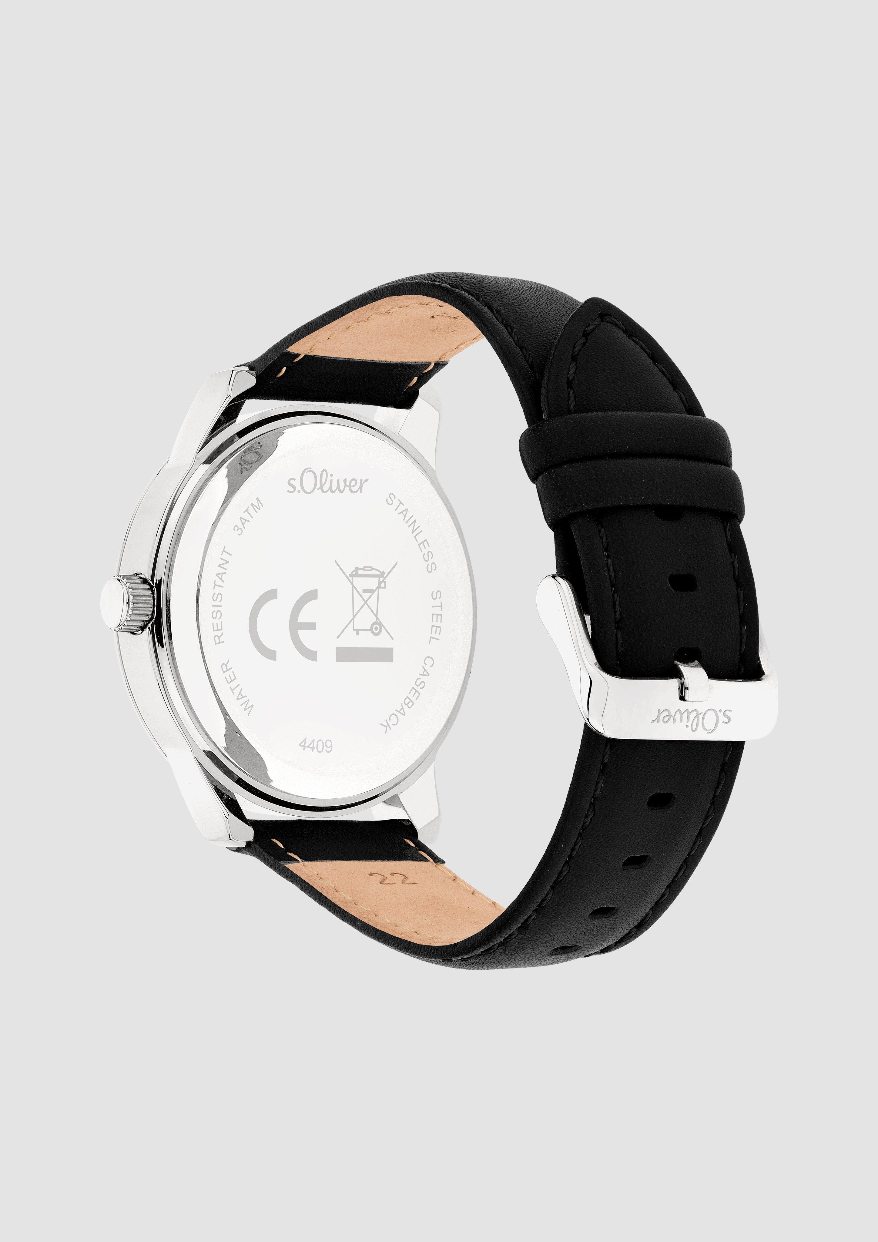Herren Uhr in schwarz von s.Oliver