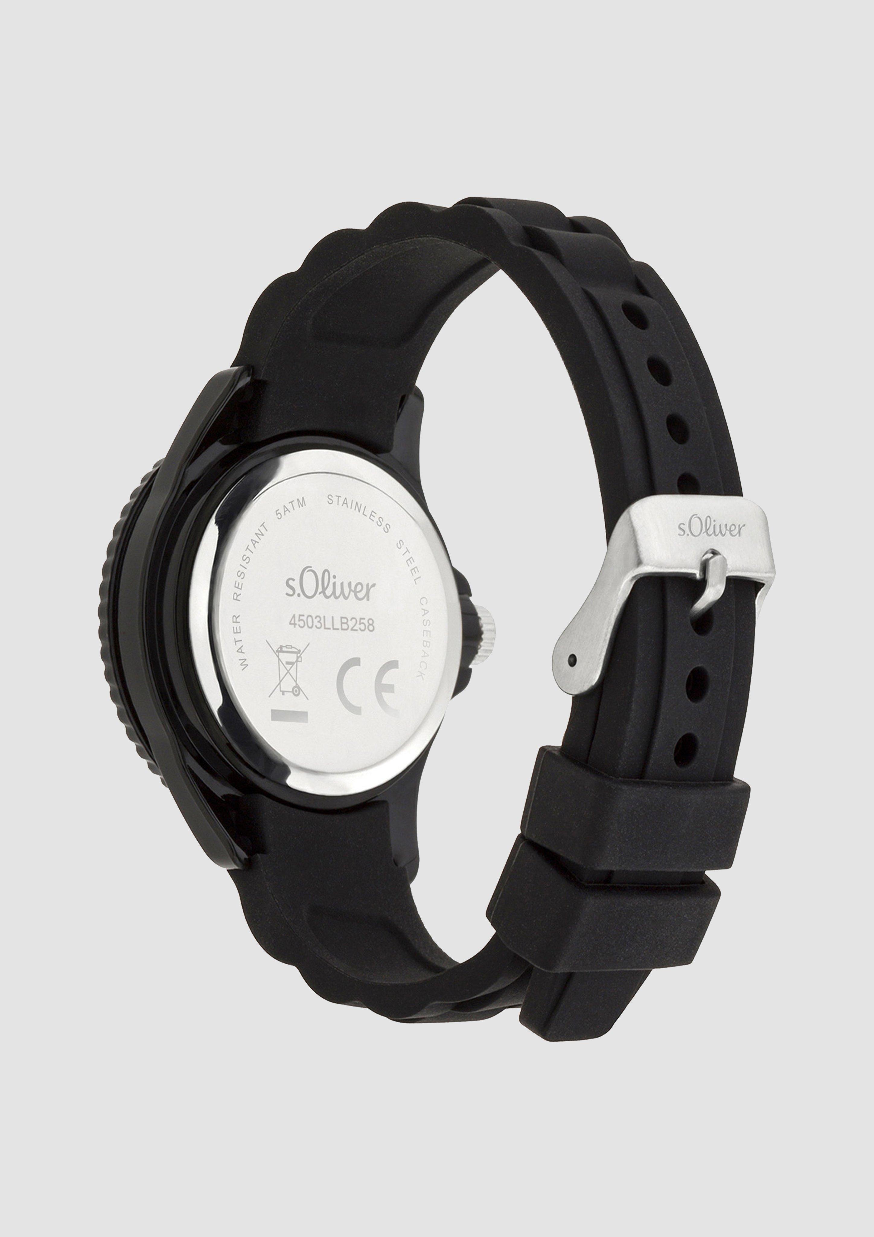 Kinder Uhr in schwarz von s.Oliver