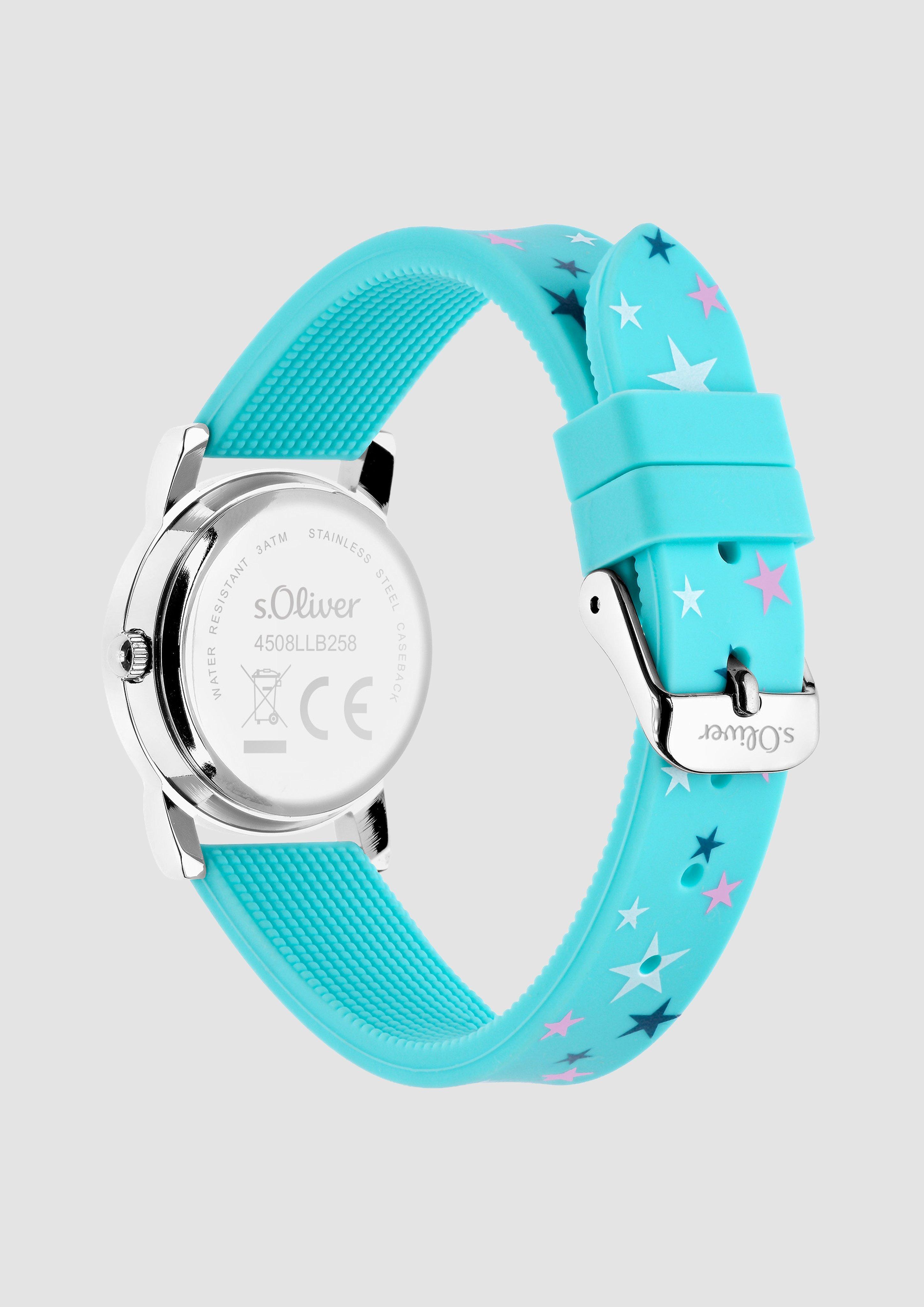 Kinder Uhr in blau von s.Oliver