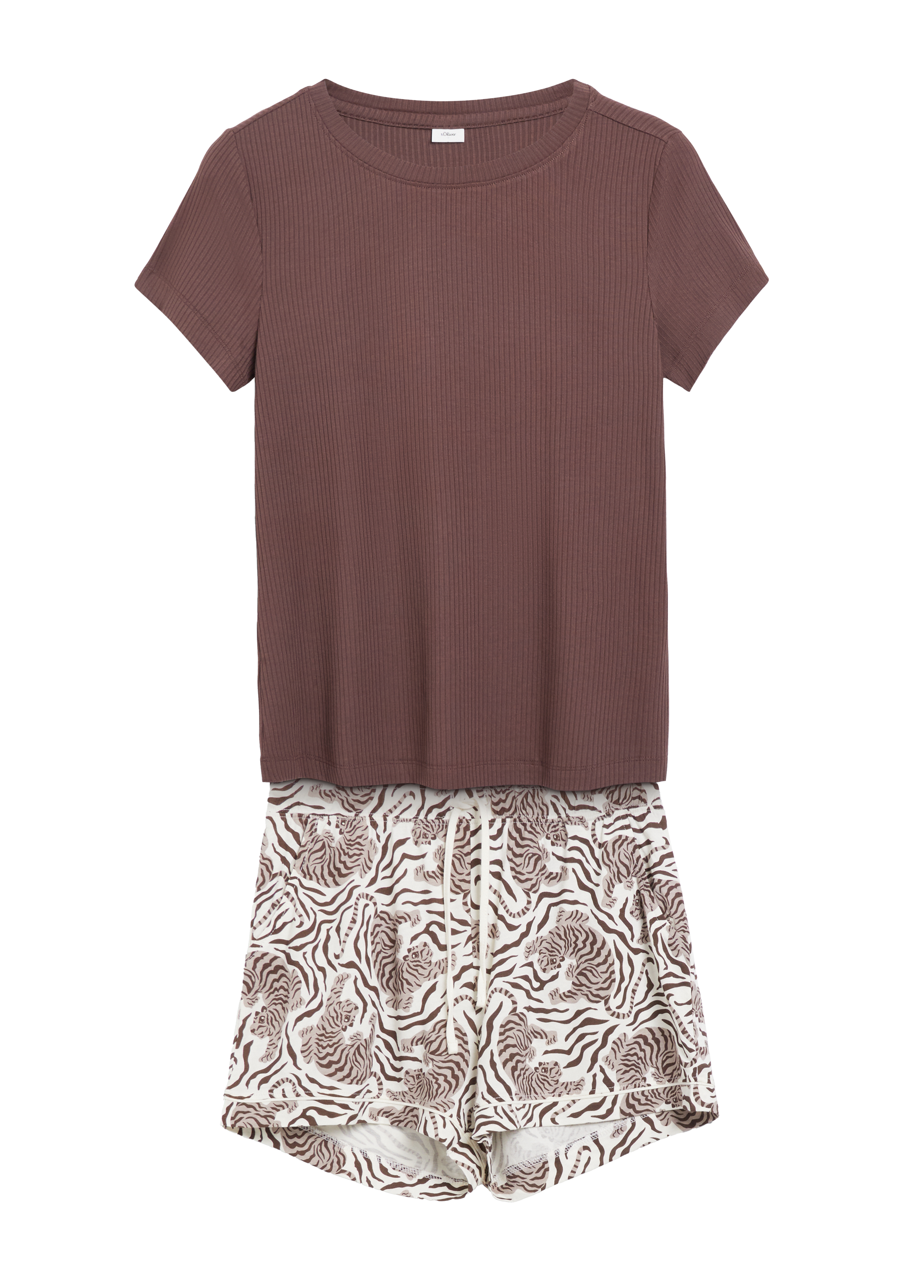 Pyjamaset met dierenprint