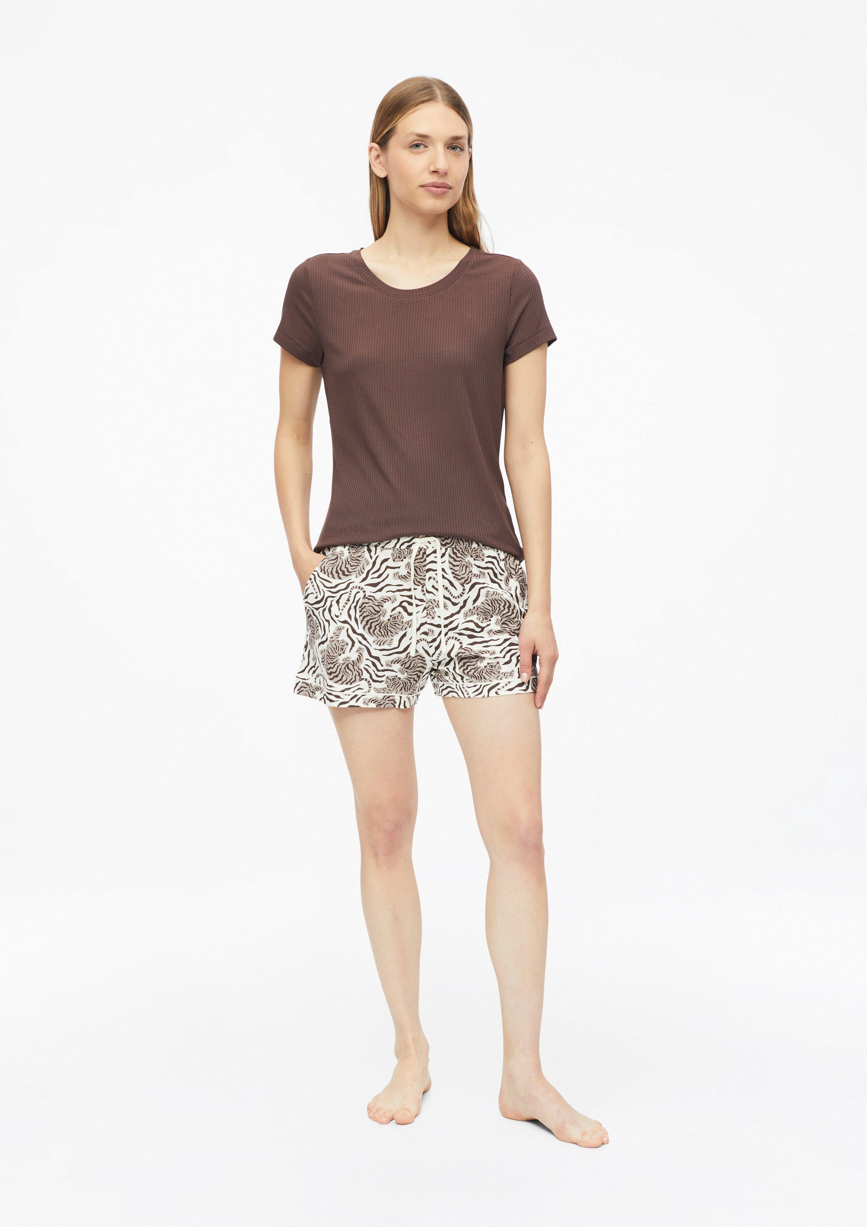 Women Animal-Print Pajama Set in brown by s.Oliver