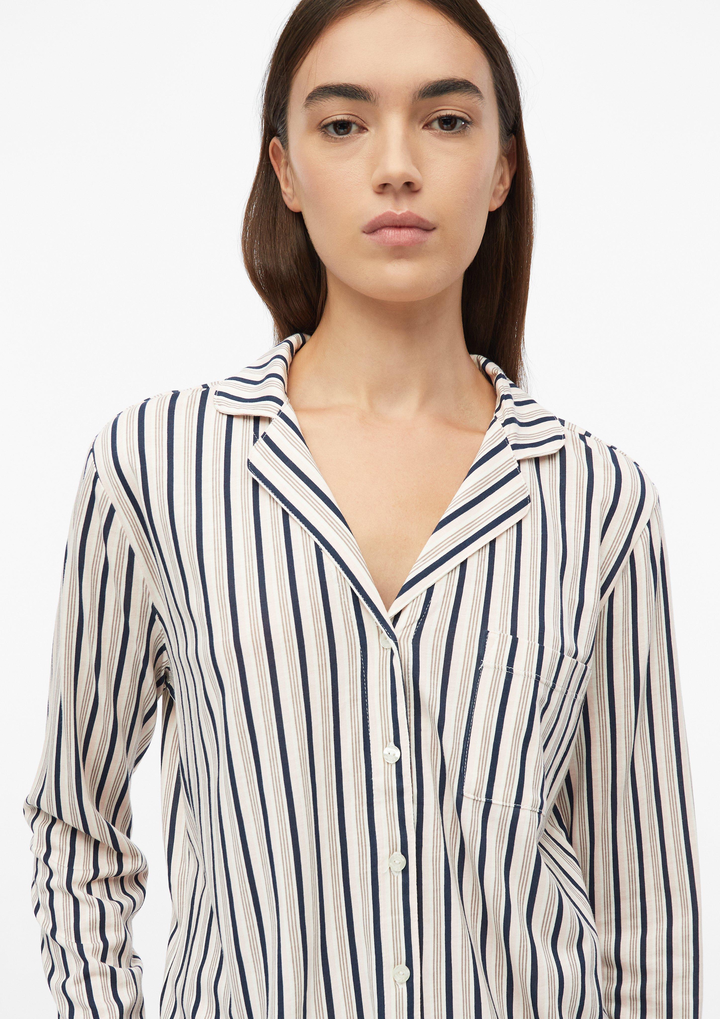 Women Pajama top with all-over print in blue by s.Oliver