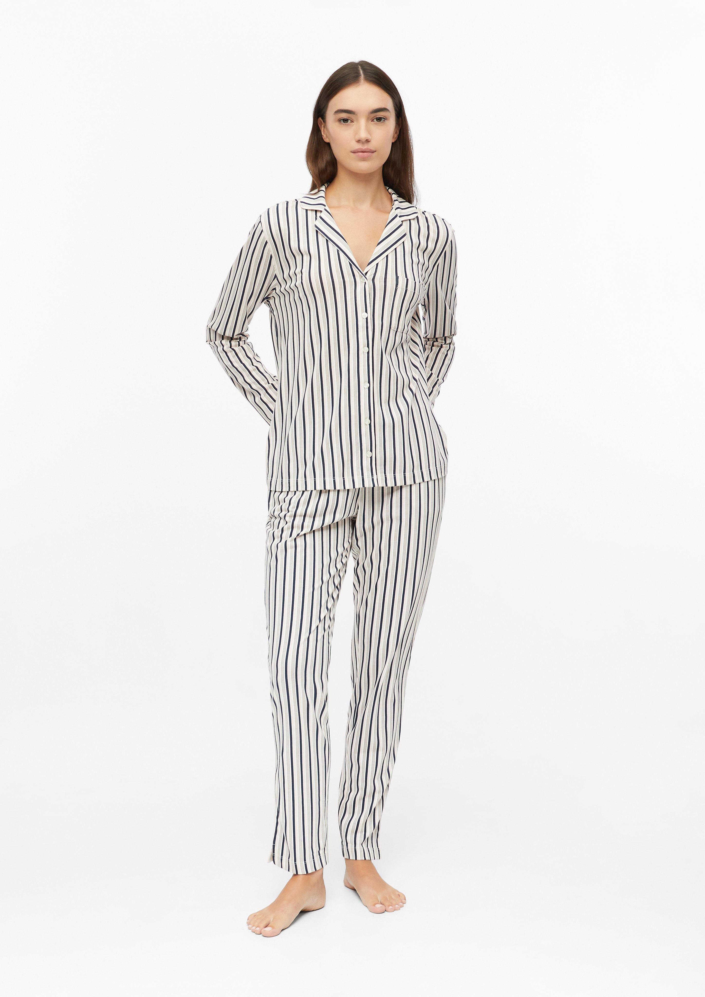Women Pajama top with all-over print in blue by s.Oliver