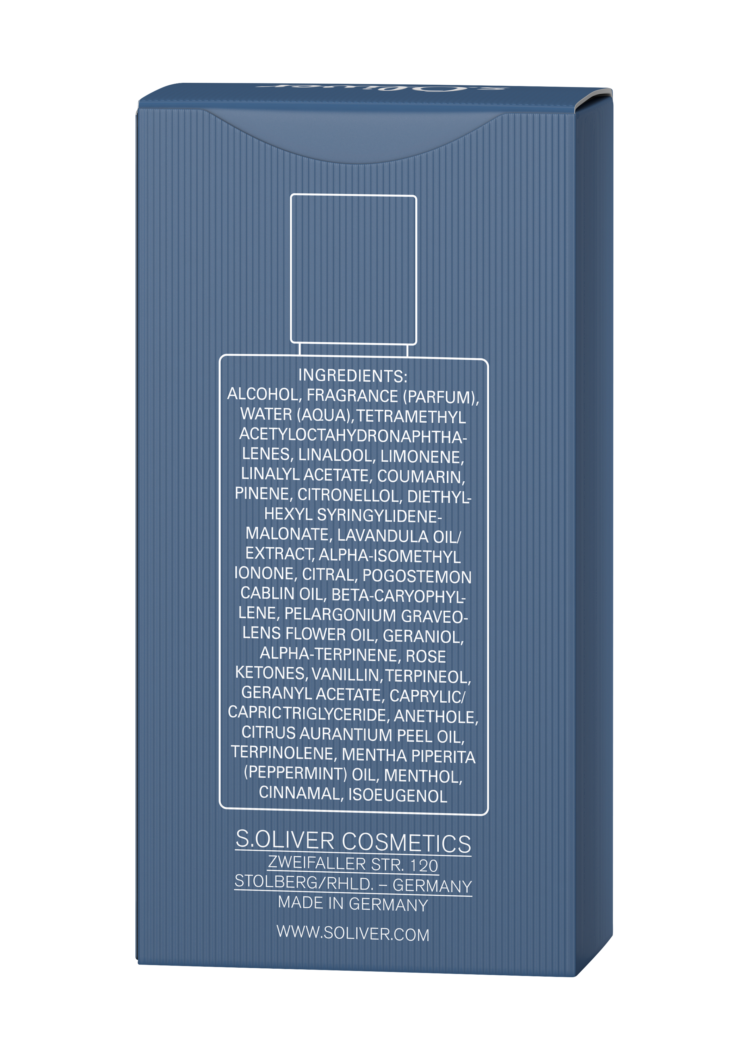 Heren SIMPLY US Eau de Parfum 30 keer in blauw van s.Oliver