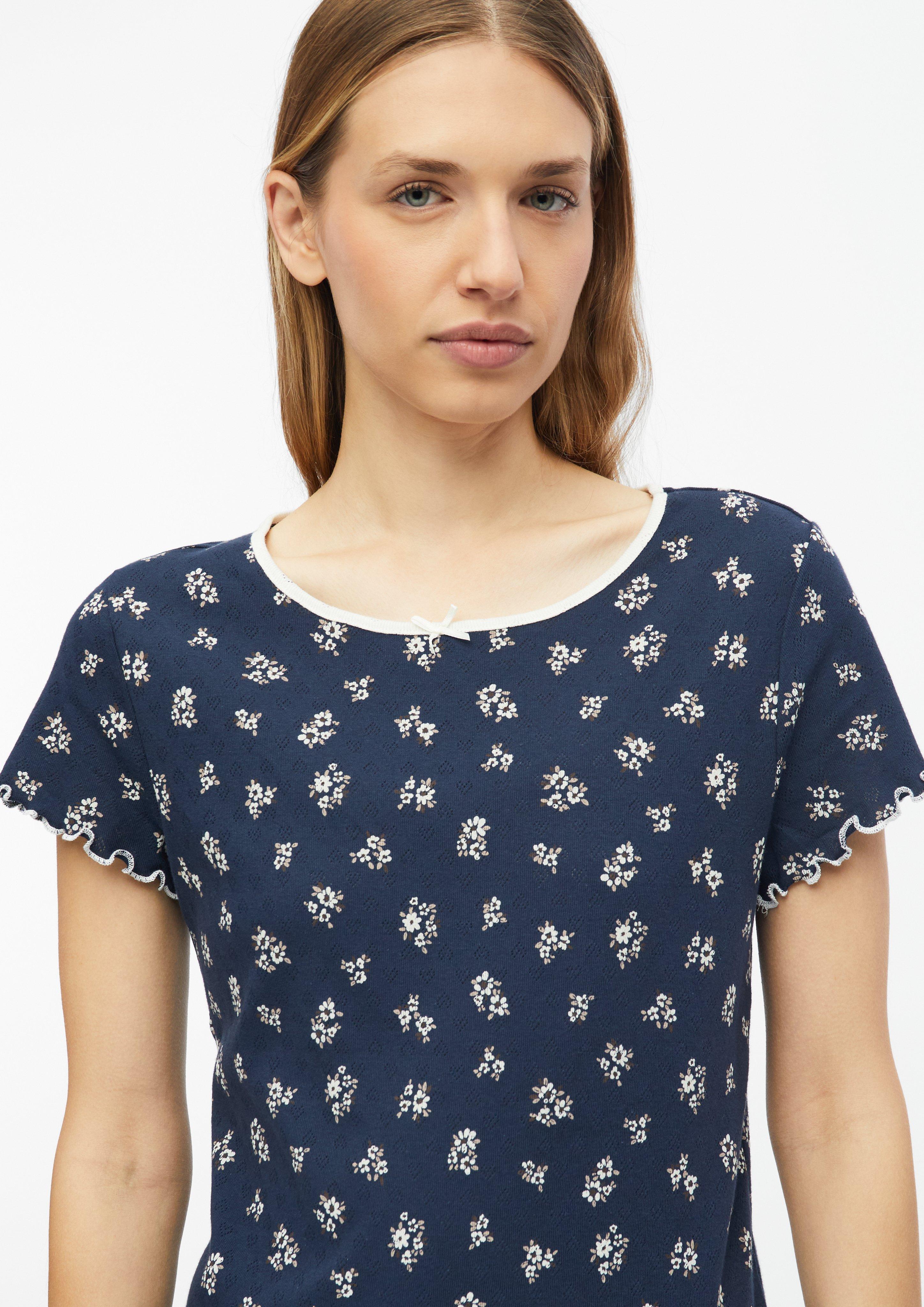 Women Pajama Set with Decorative Bows in blue by s.Oliver