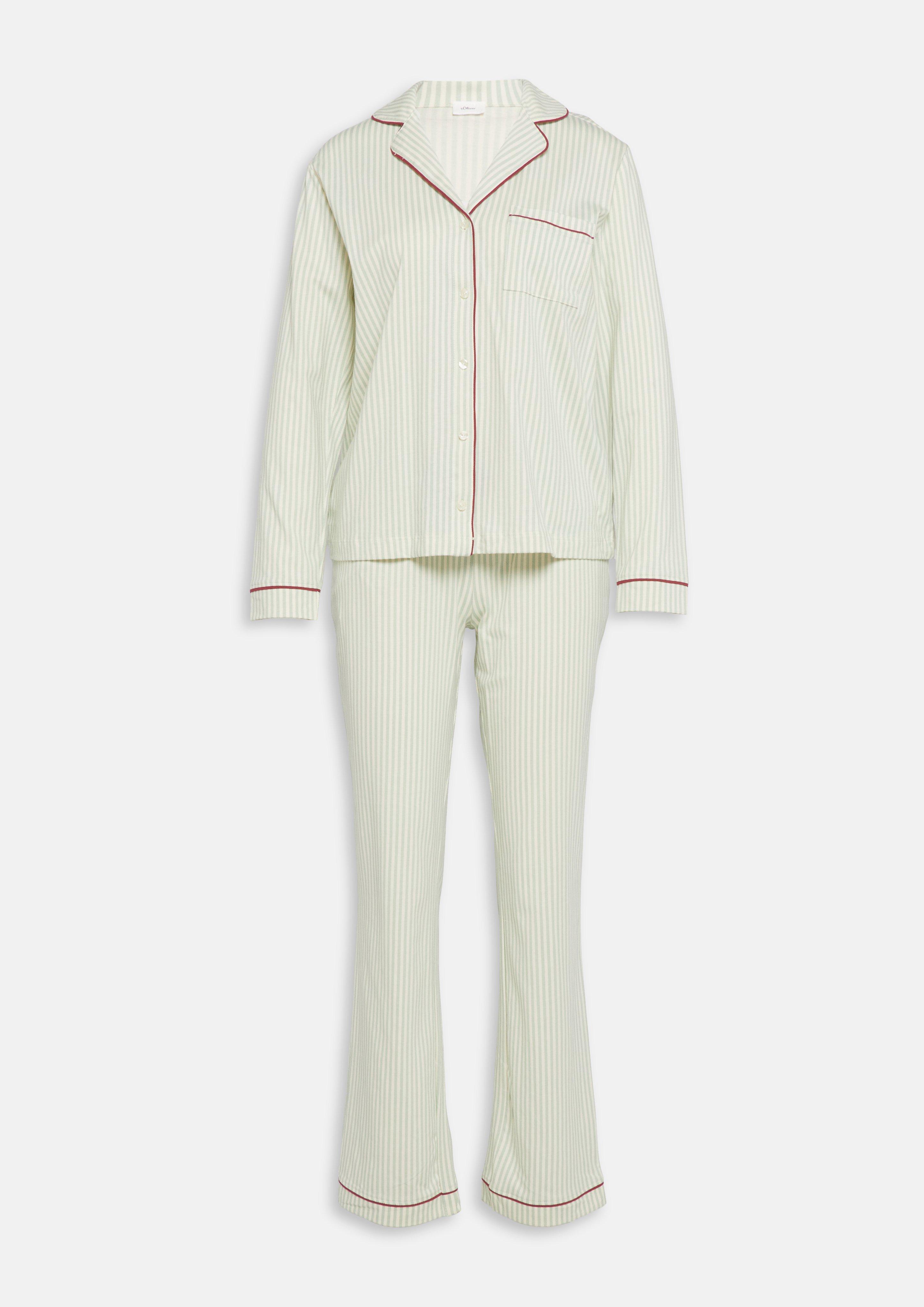 Damen Pyjama in creme von s.Oliver