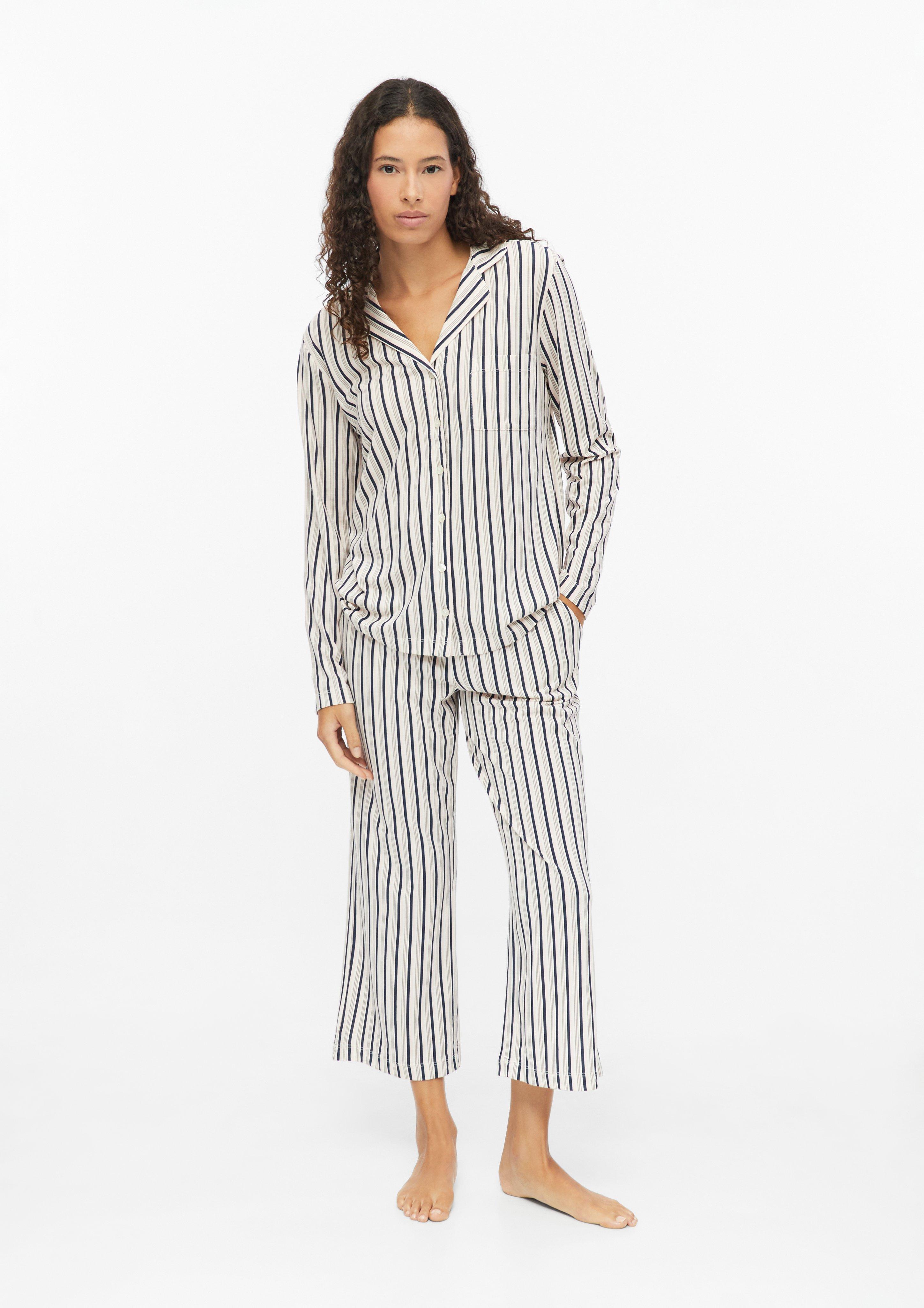 Women Pajama pants with a graphic print in blue by s.Oliver