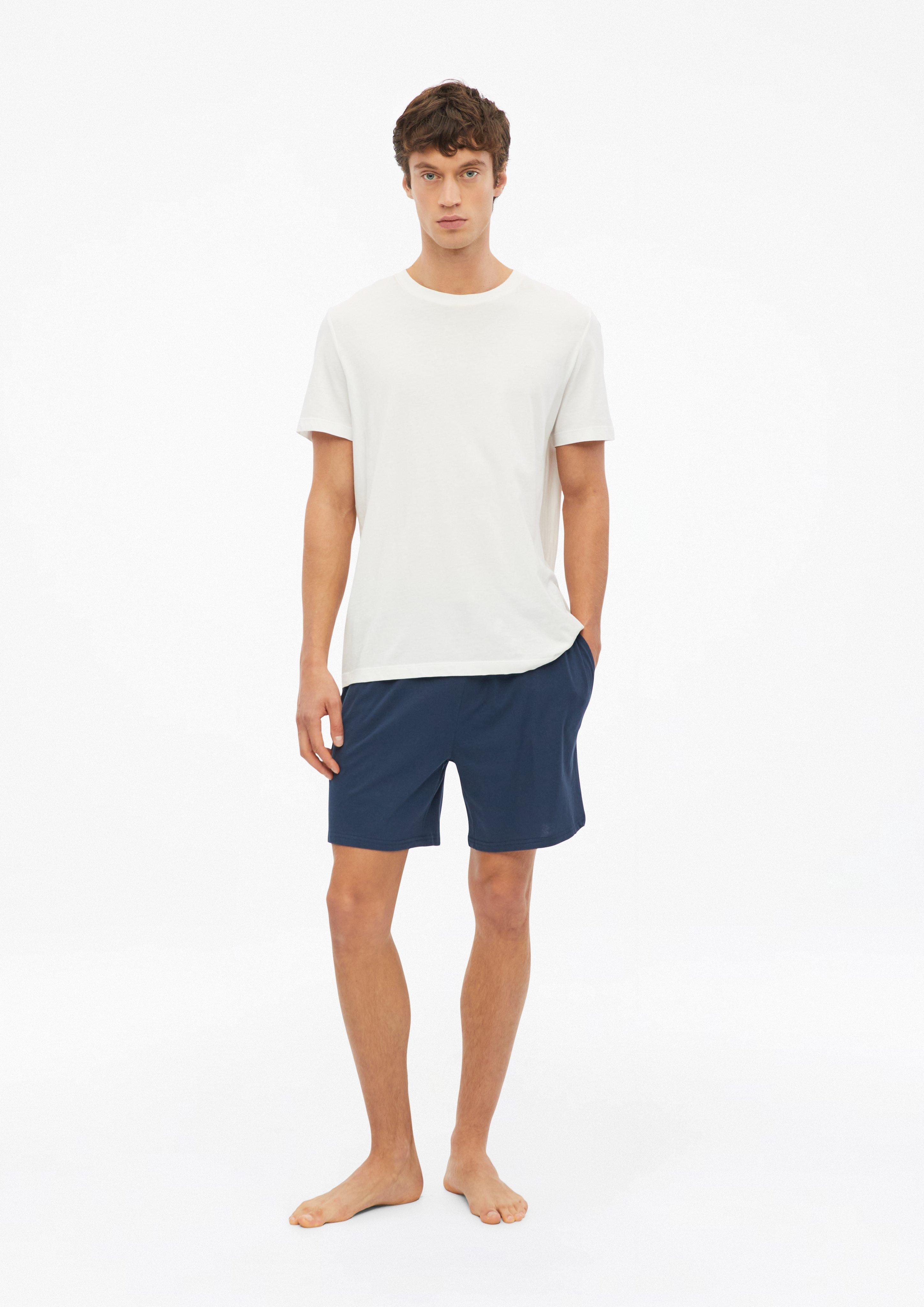 Sleep shorts with an elastic waistband in dark blue by s.Oliver