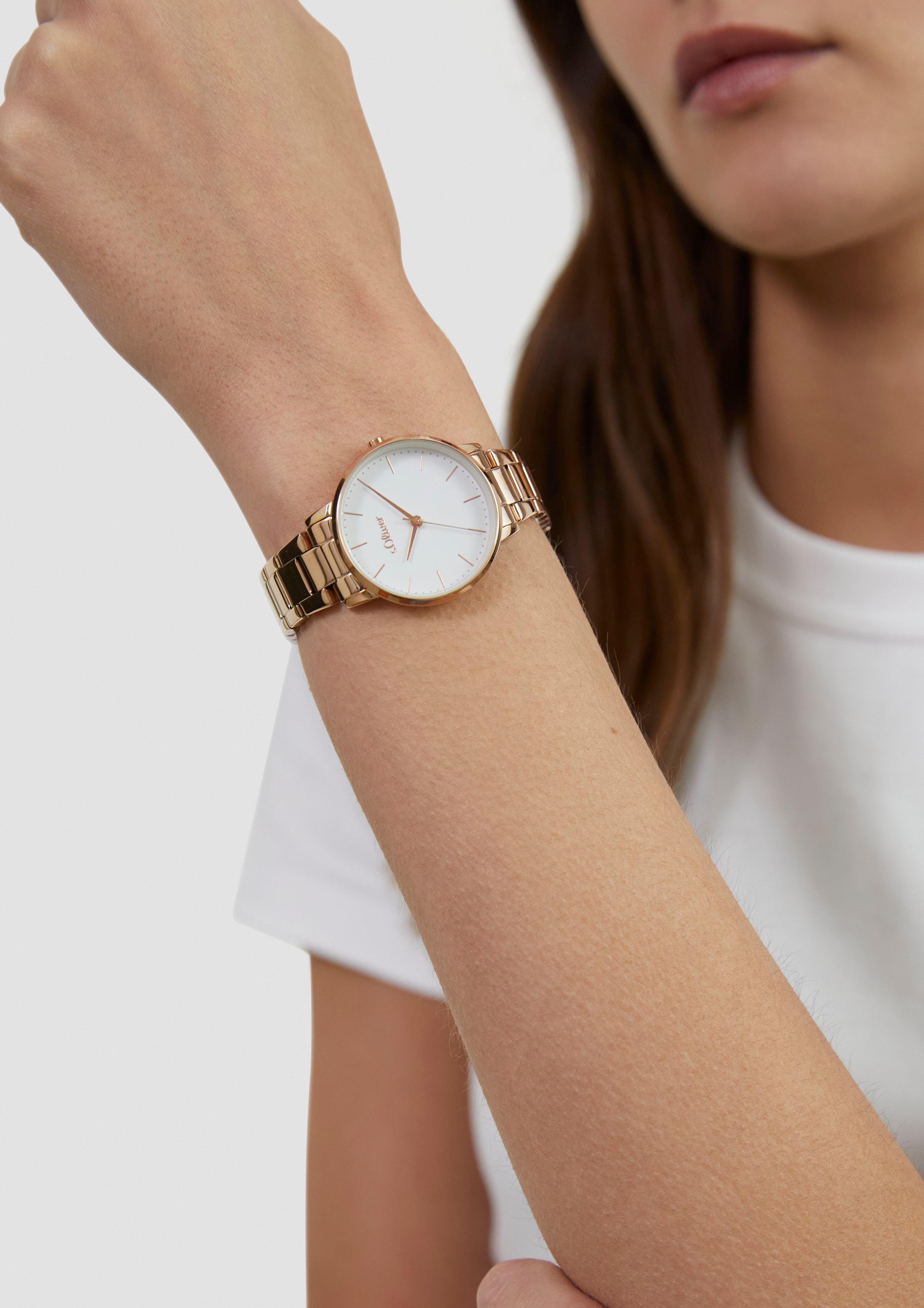 Damen Uhr in rosé von s.Oliver