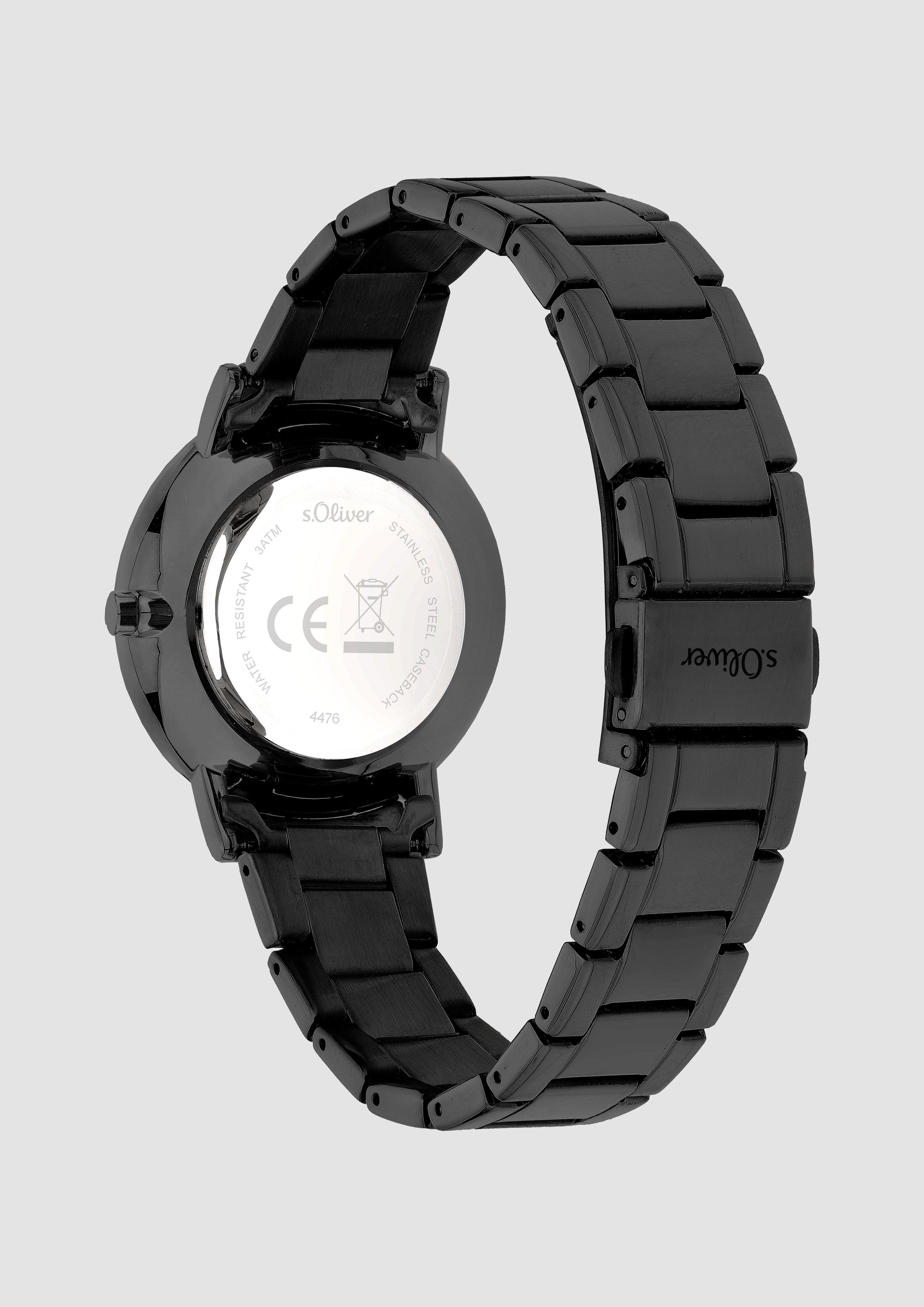 Damen Uhr in schwarz von s.Oliver