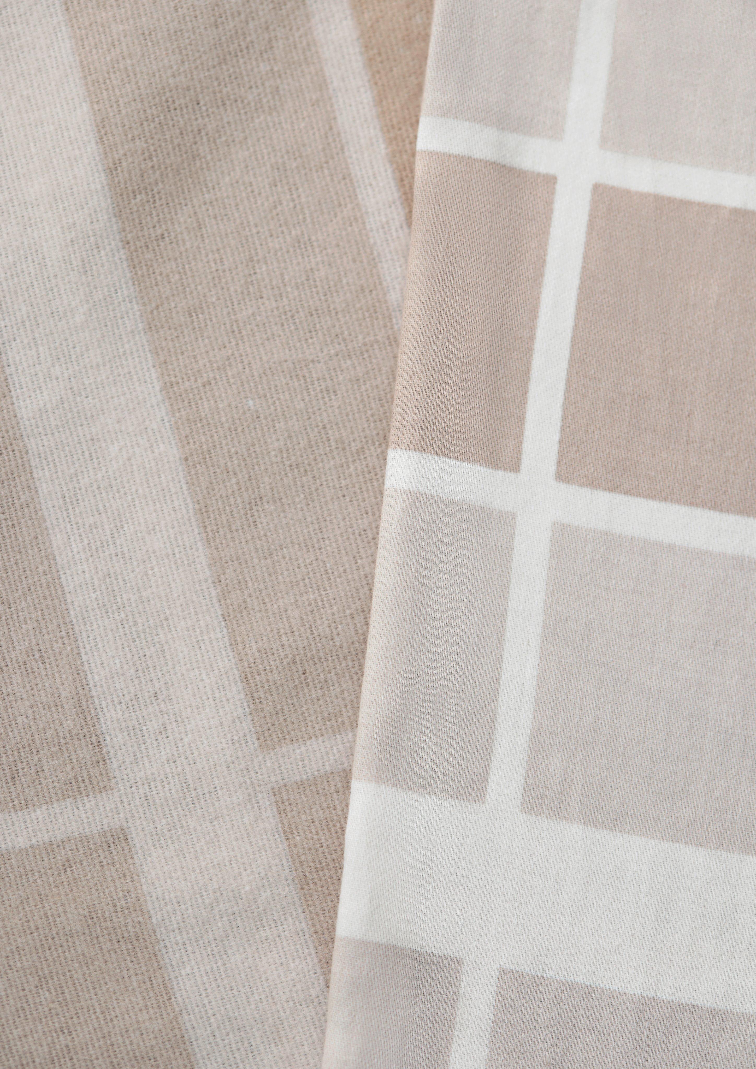 Dames Katoenen beddengoedset in beige van s.Oliver
