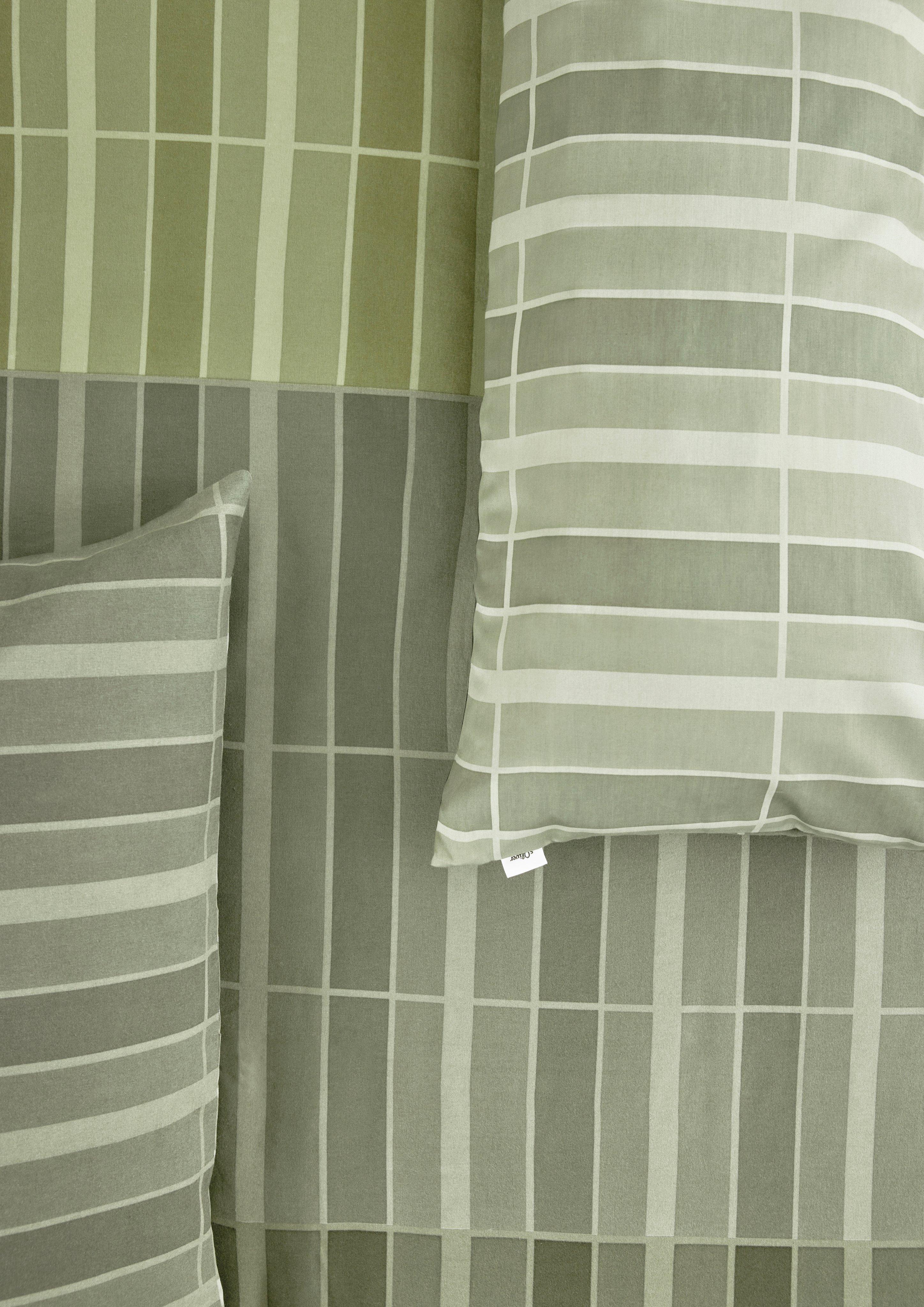 Dames Katoenen beddengoedset in groen van s.Oliver