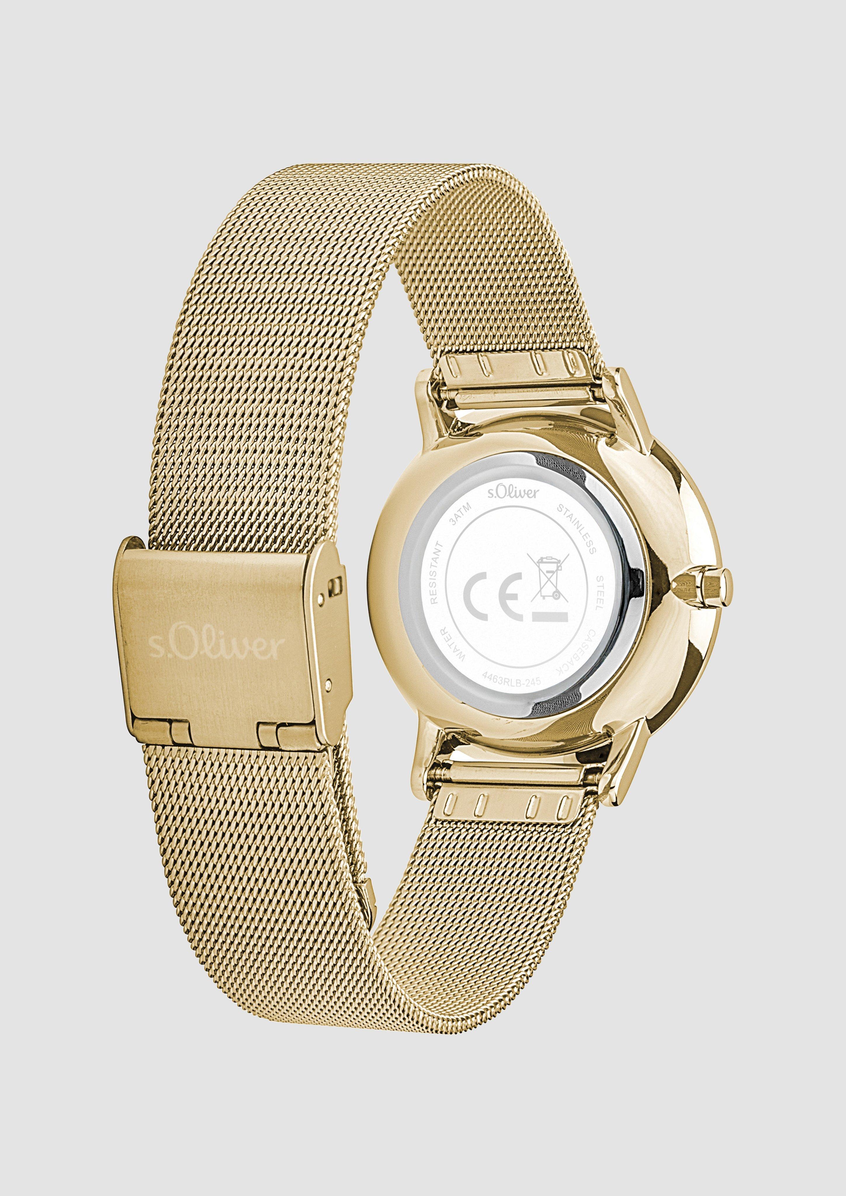 Damen Uhr in gold von s.Oliver