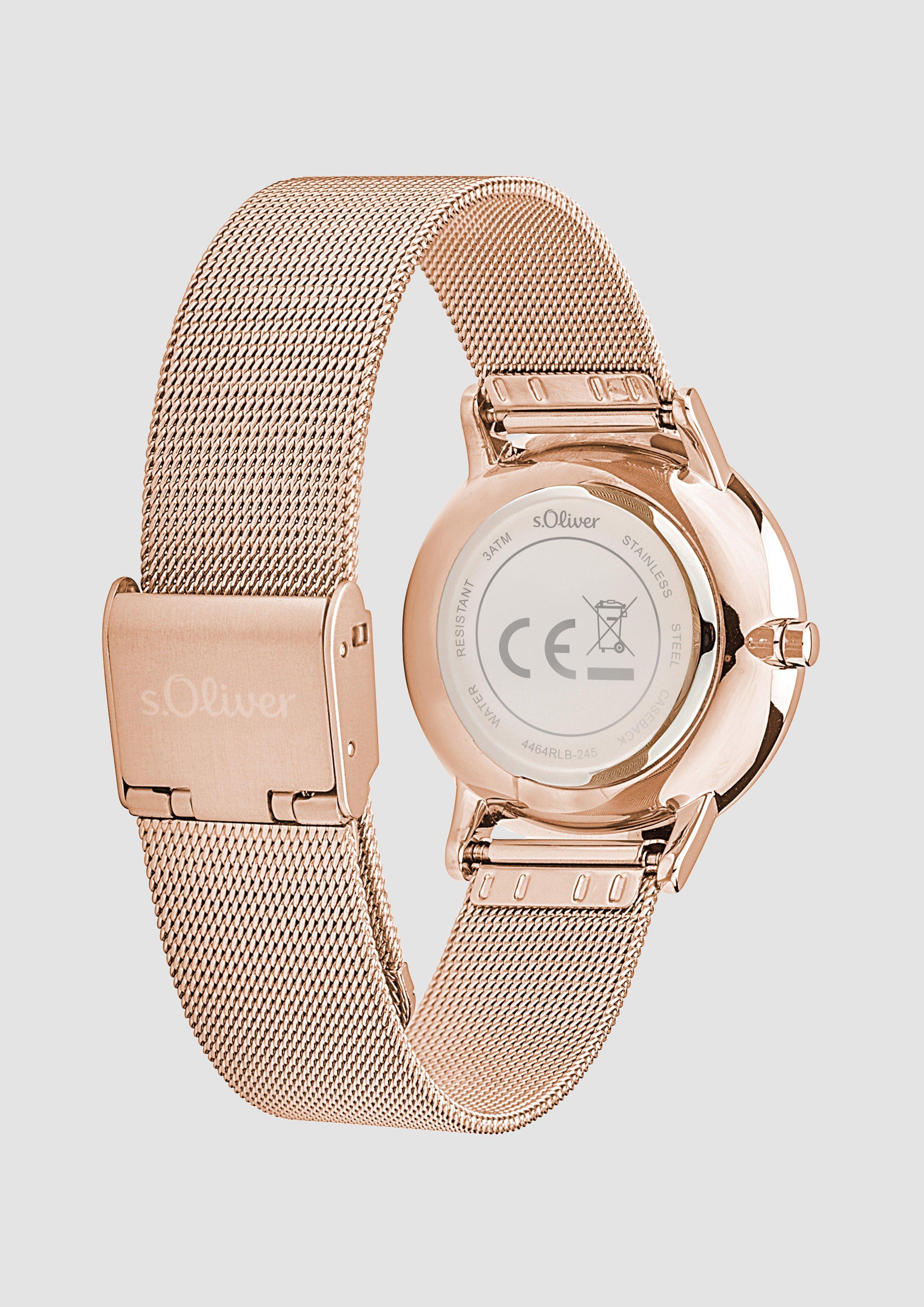 Damen Uhr in rosé von s.Oliver