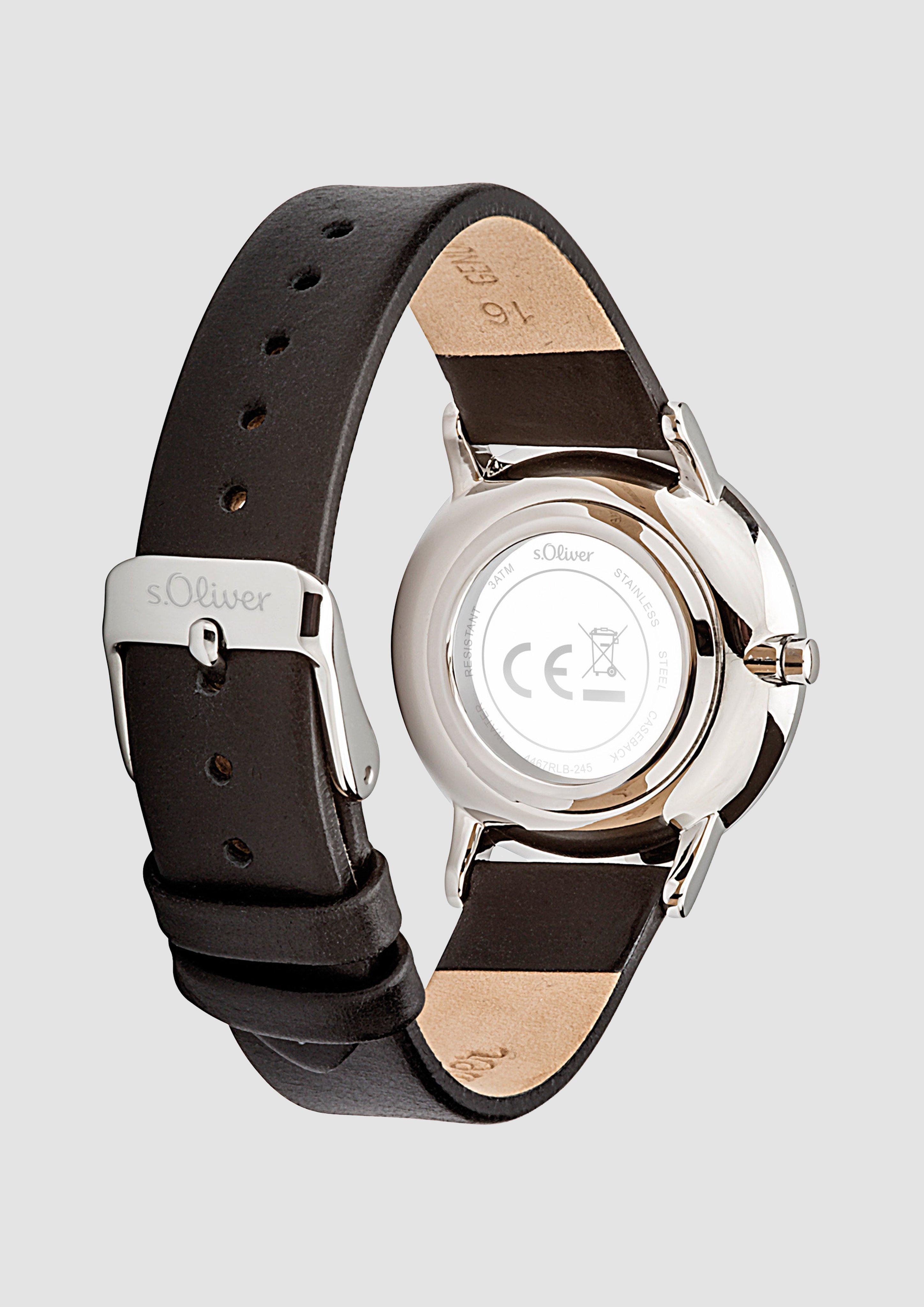 Damen Uhr in schwarz von s.Oliver