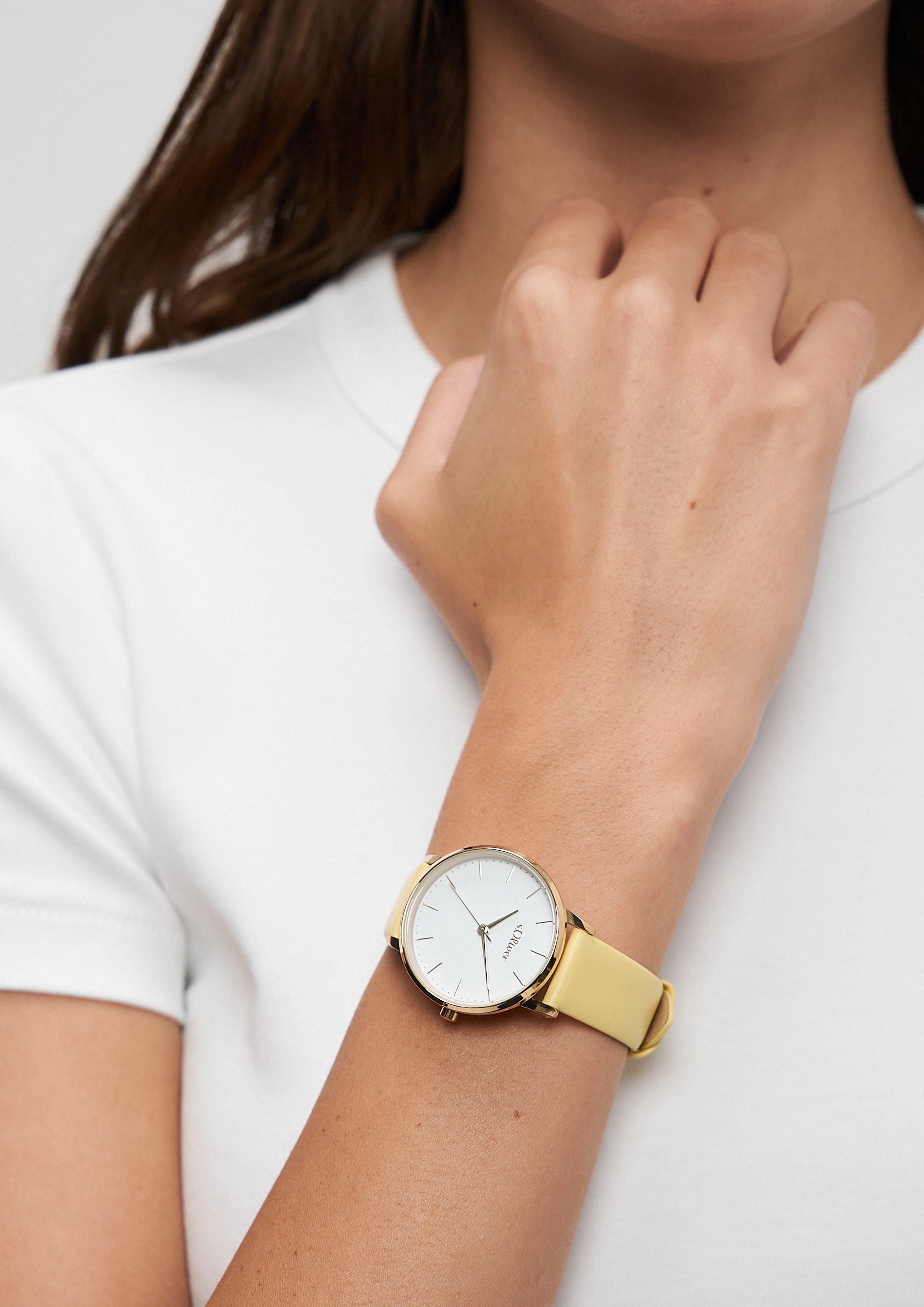 Damen Uhr in gold von s.Oliver