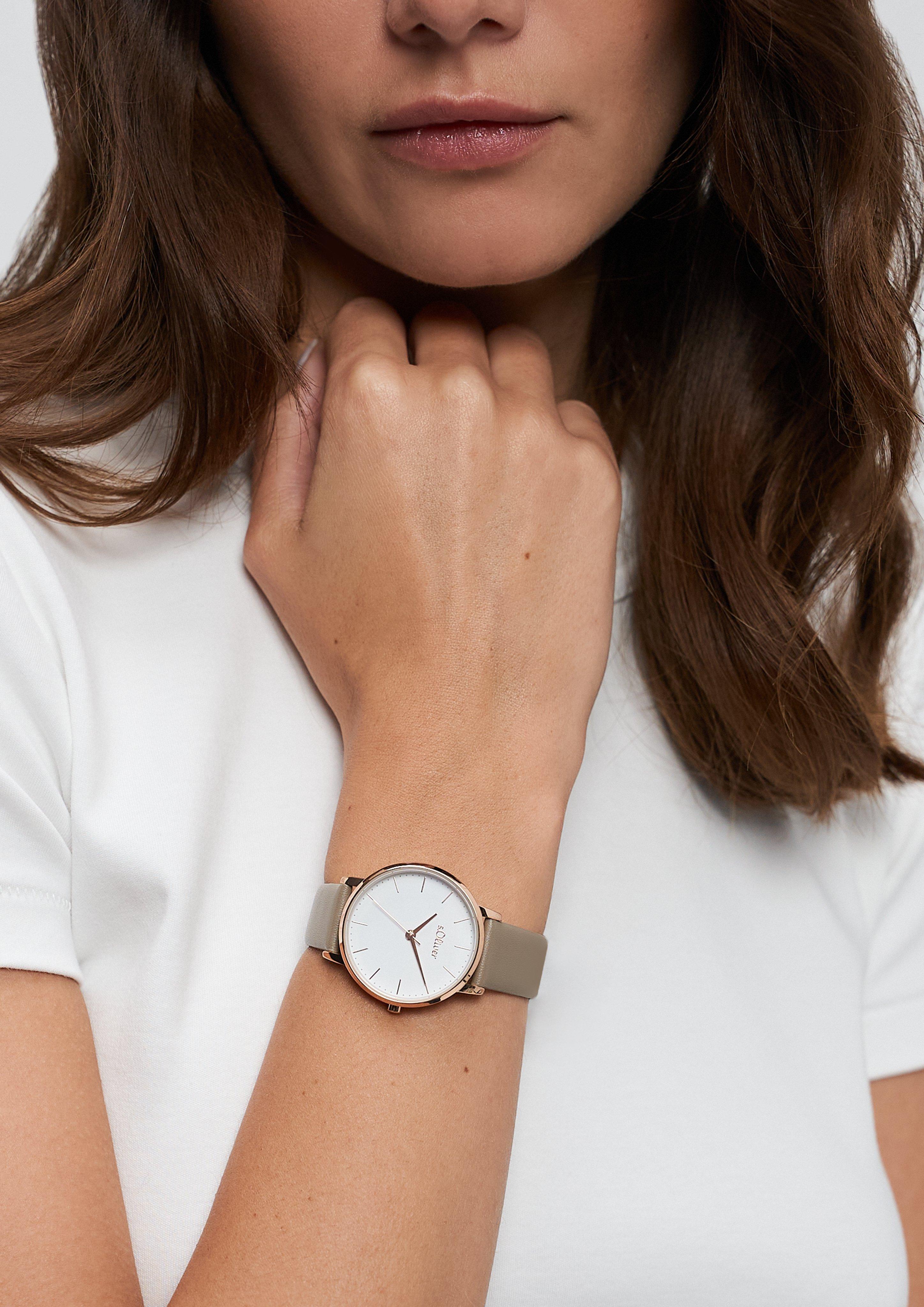 Damen Uhr in braun von s.Oliver
