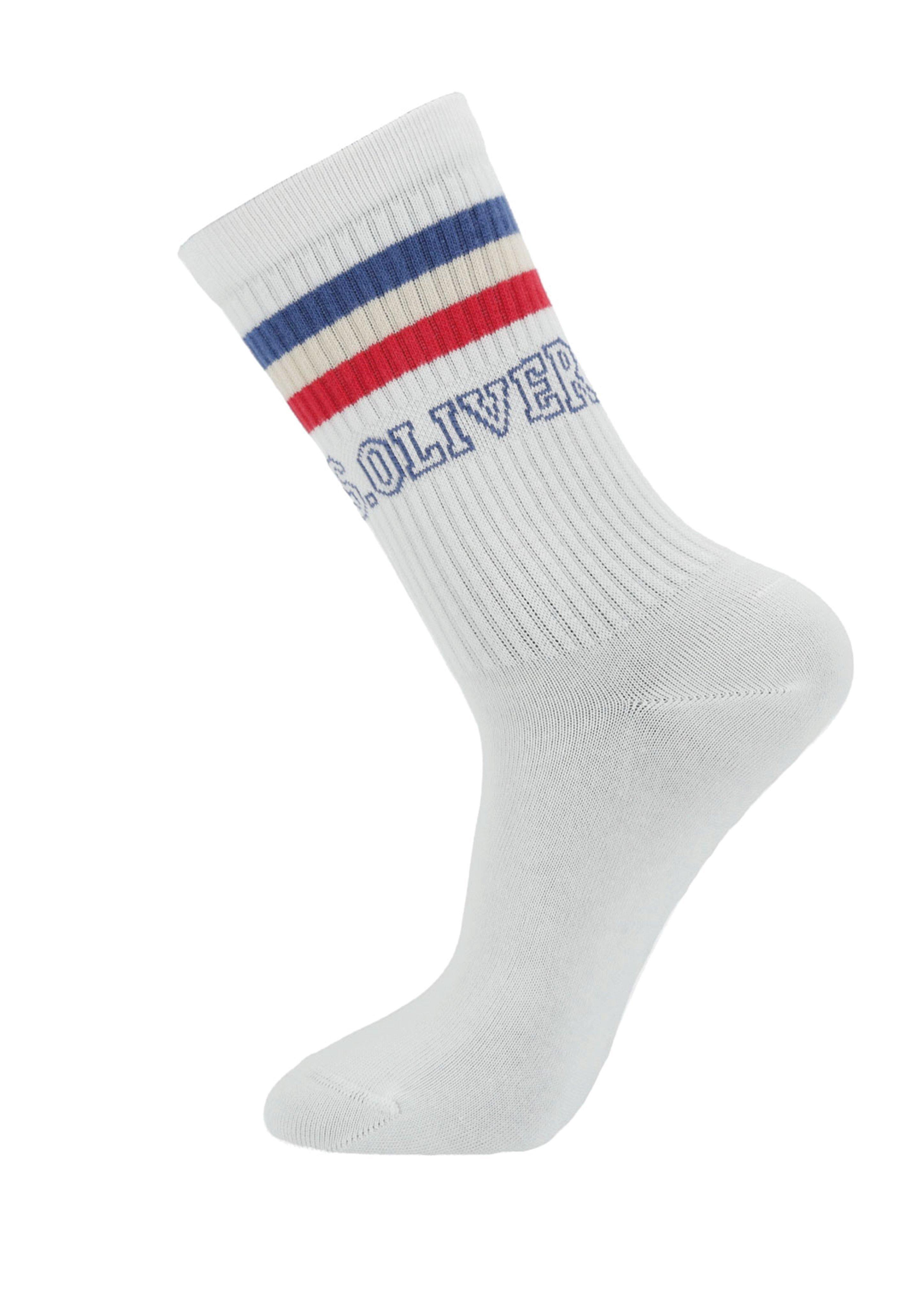 Socken in Farbe weiß von s.Oliver